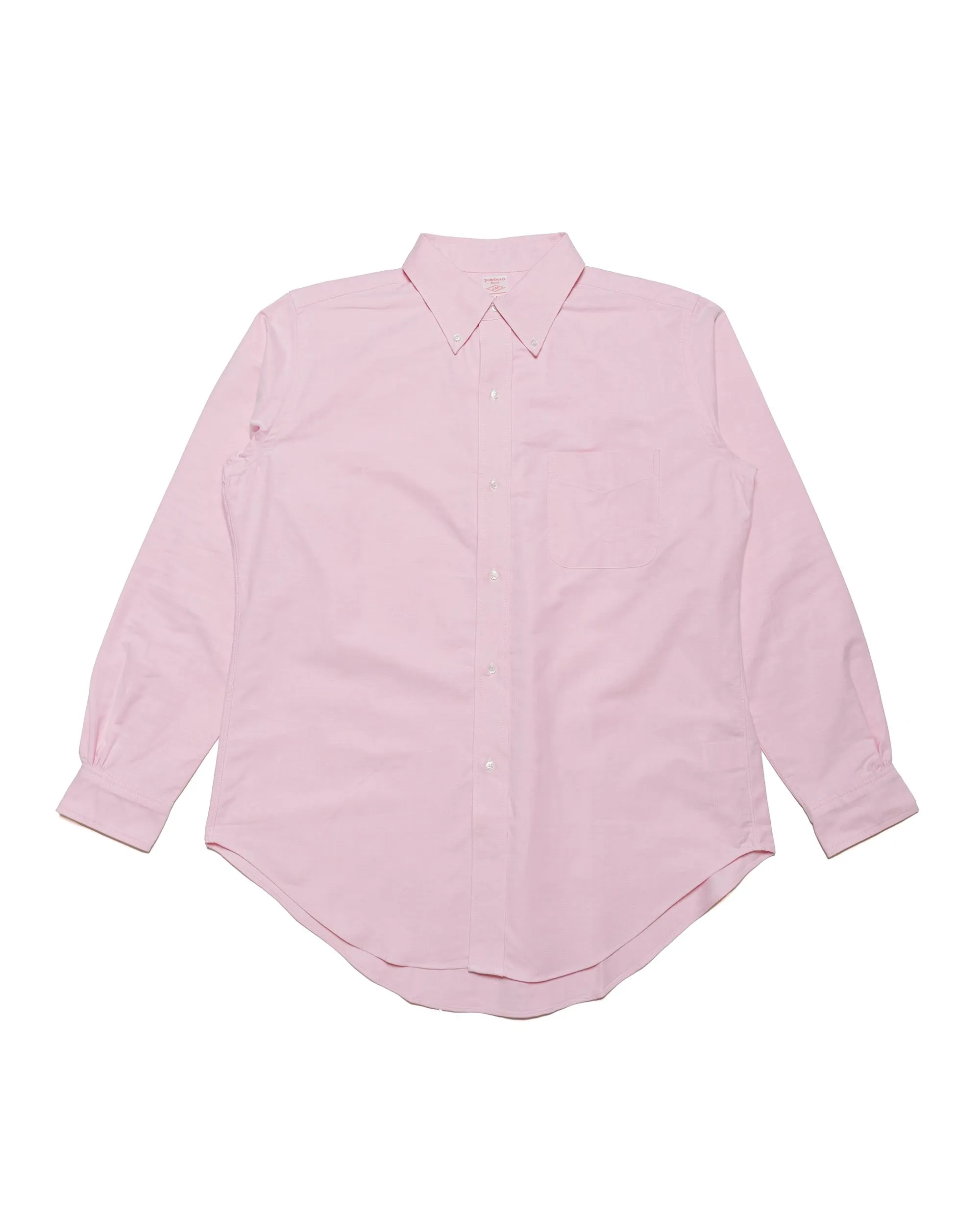 The Real McCoy's MS22008 Joe McCoy Button Down Shirt Pink sold by Lost & Found