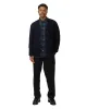 Norse Projects Loki Wool Cotton Rib Cardigan Dark Navy sold by Lost & Found