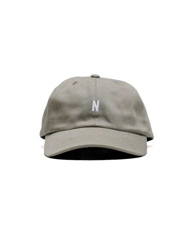 Norse Projects Twill Sports Cap Sediment Green sold by Lost & Found