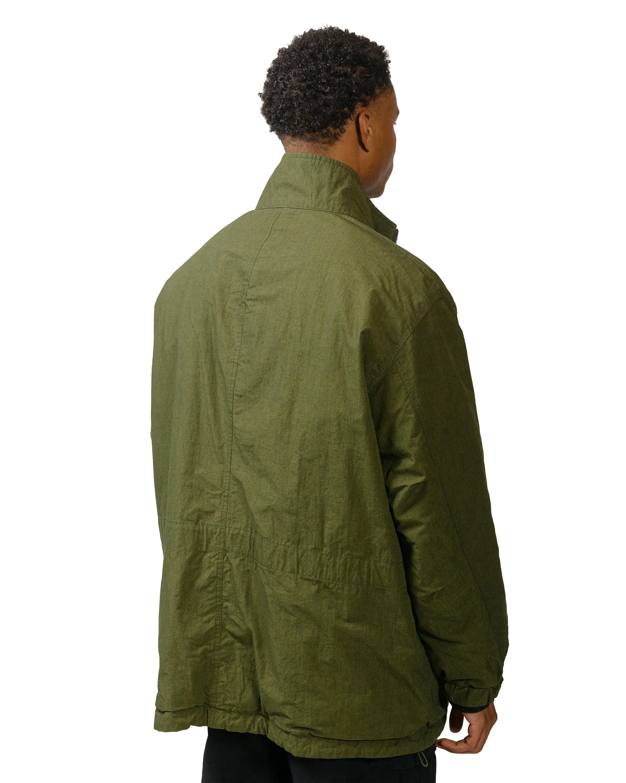 Sage de Cret High Density Cotton/Nylon Cotton/Polyester/Wool Twill Reversible Military Jacket Olive sold by Lost & Found product image thumbnail 5