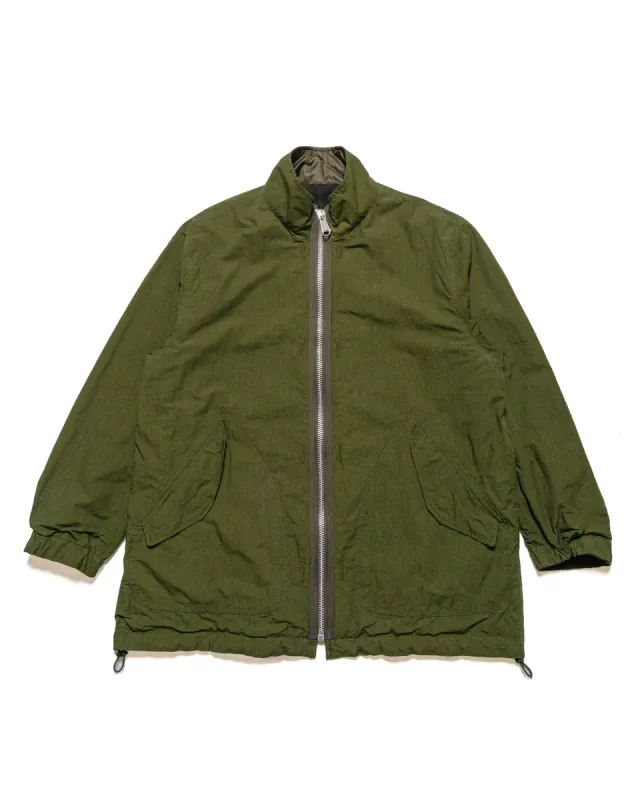 Sage de Cret High Density Cotton/Nylon Cotton/Polyester/Wool Twill Reversible Military Jacket Olive sold by Lost & Found