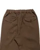 Sage de Cret Wool/Linen Tumbler Single-Pleated Pegtop Pants Brown sold by Lost & Found