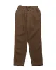 Sage de Cret Wool/Linen Tumbler Single-Pleated Pegtop Pants Brown sold by Lost & Found