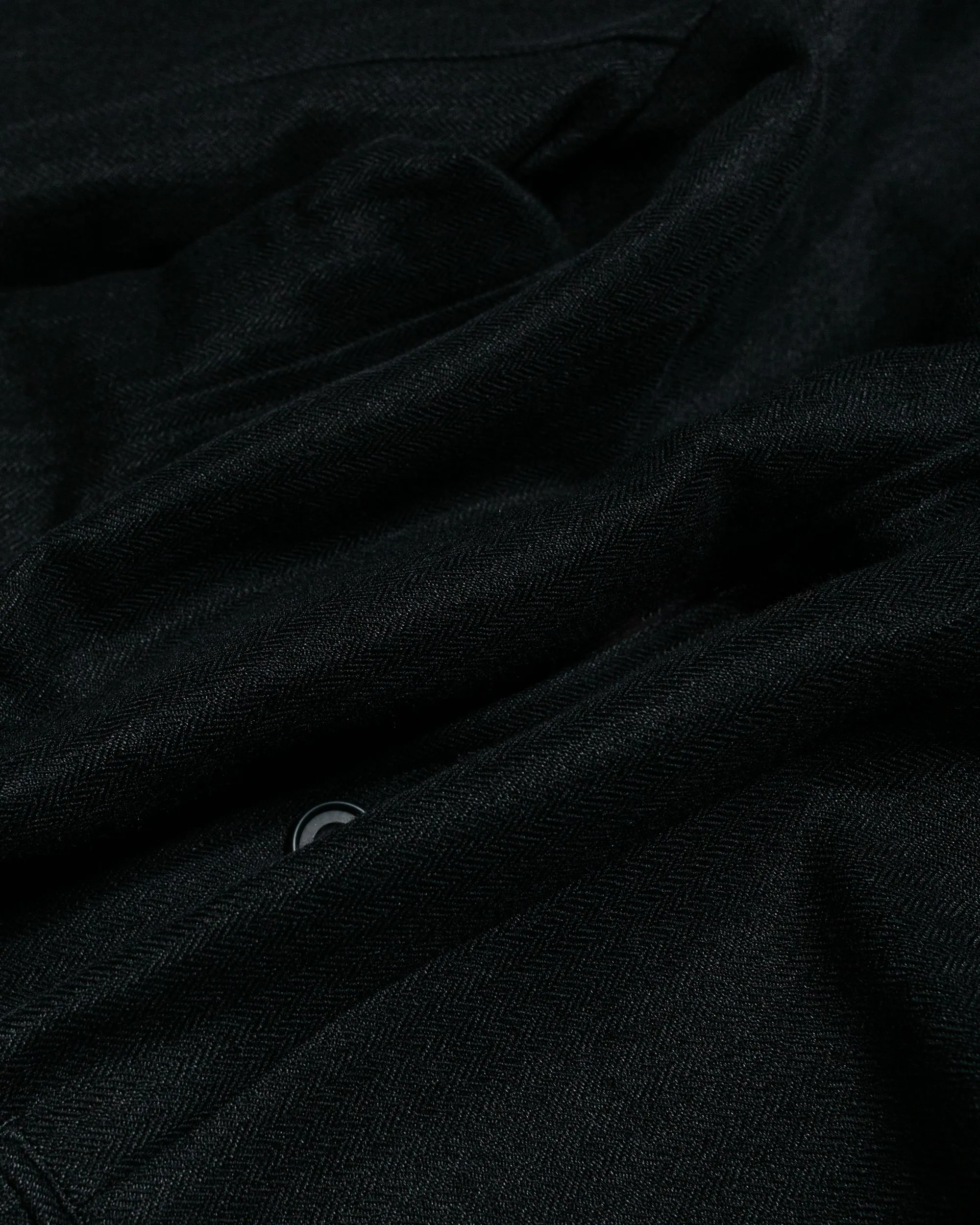 Sage de Cret Wool/Linen Herringbone Tumbler Tailored Jacket Black sold by Lost & Found product image thumbnail 5