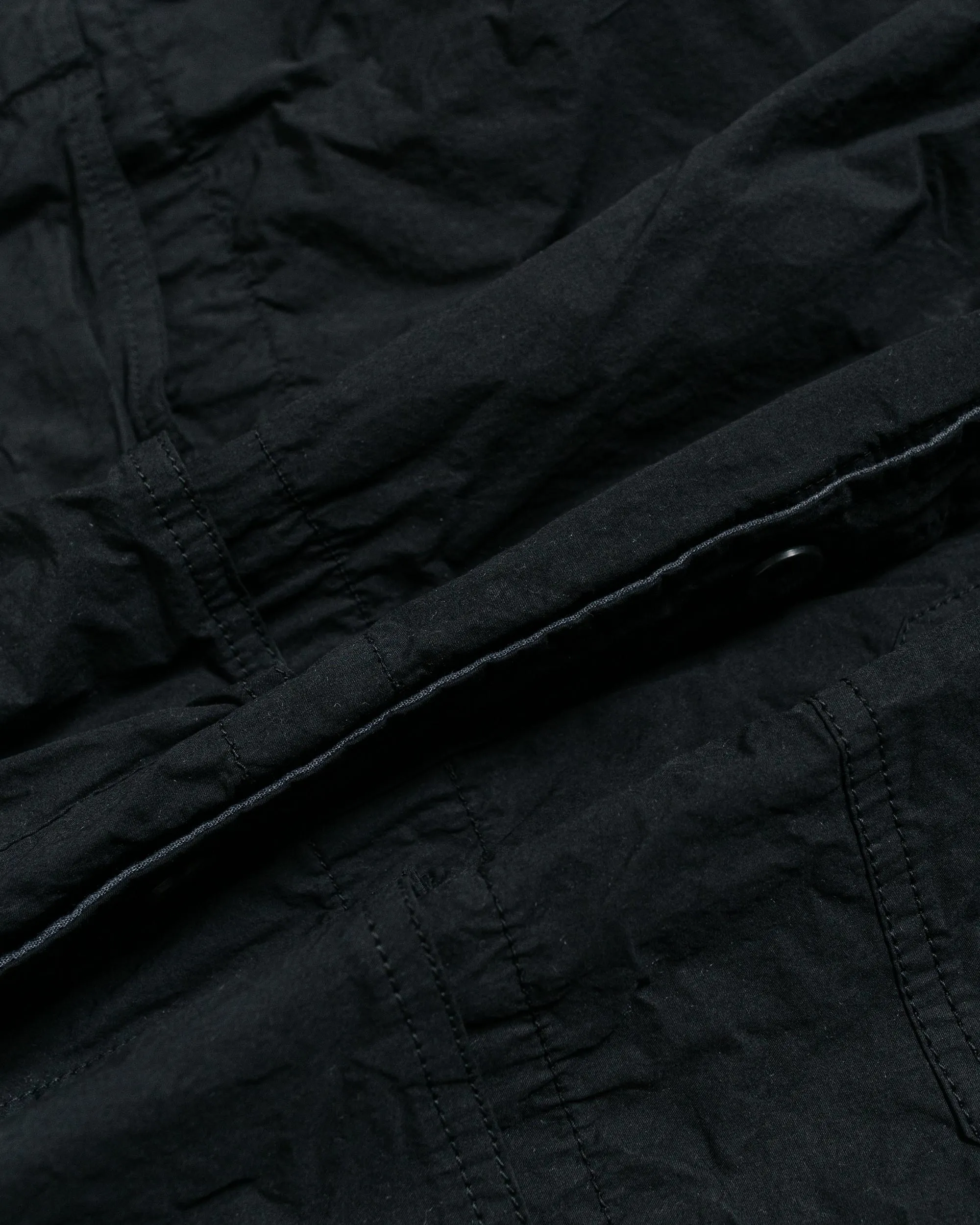 Sage de Cret Cotton Twill Typewriter Shirt Jacket Black sold by Lost & Found product image thumbnail 5