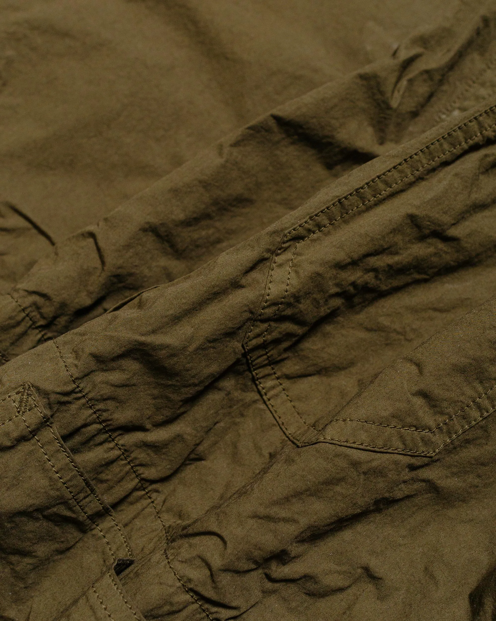 Sage de Cret Cotton Twill Typewriter Shirt Jacket Army Green sold by Lost & Found product image thumbnail 5