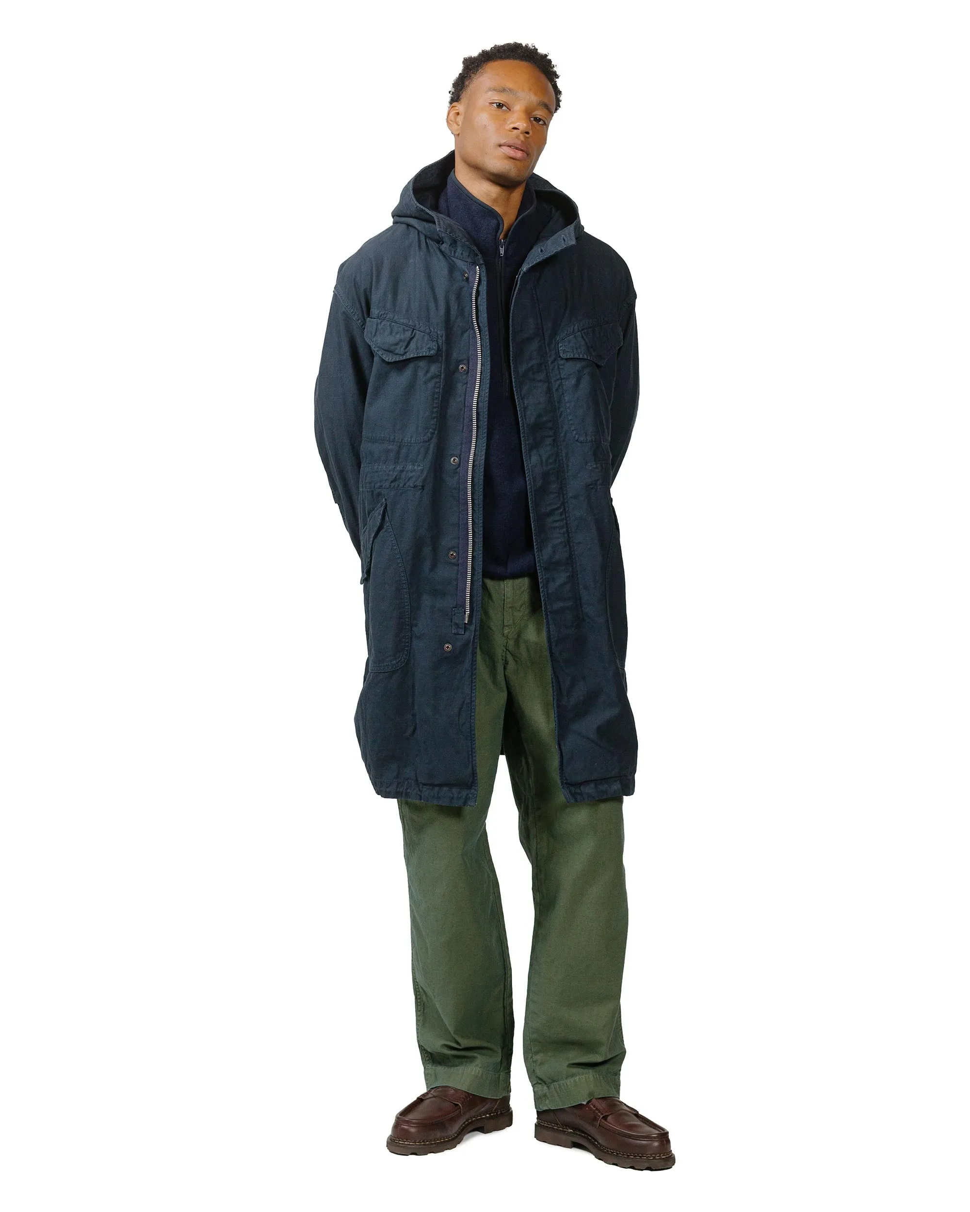 Sage de Cret Cotton/Linen Back Satin Single-Pleated Wide Pants Olive sold by Lost & Found product image thumbnail 4