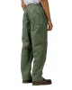 Sage de Cret Cotton/Linen Back Satin Single-Pleated Wide Pants Olive sold by Lost & Found