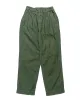 Sage de Cret Cotton/Linen Back Satin Single-Pleated Wide Pants Olive sold by Lost & Found