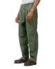 Sage de Cret Cotton/Linen Back Satin Single-Pleated Wide Pants Olive sold by Lost & Found