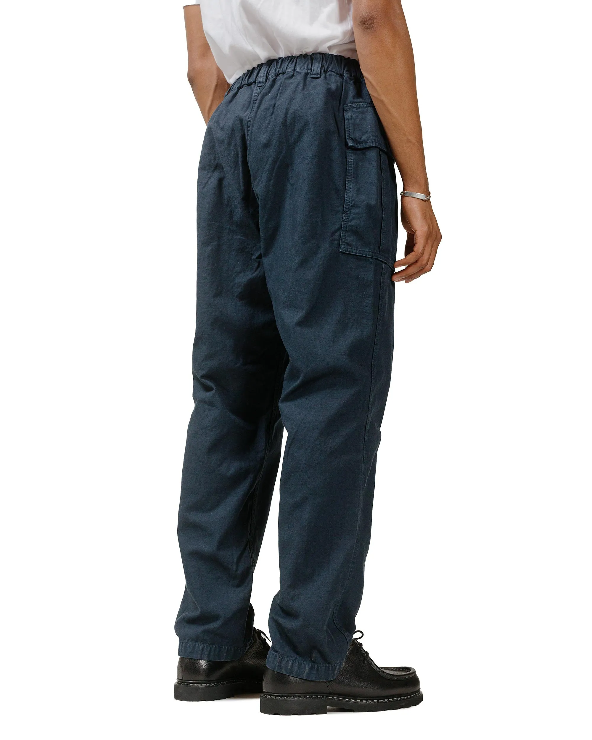 Sage de Cret Cotton/Linen Back Satin Pegtop Military Pants Navy sold by Lost & Found product image thumbnail 3