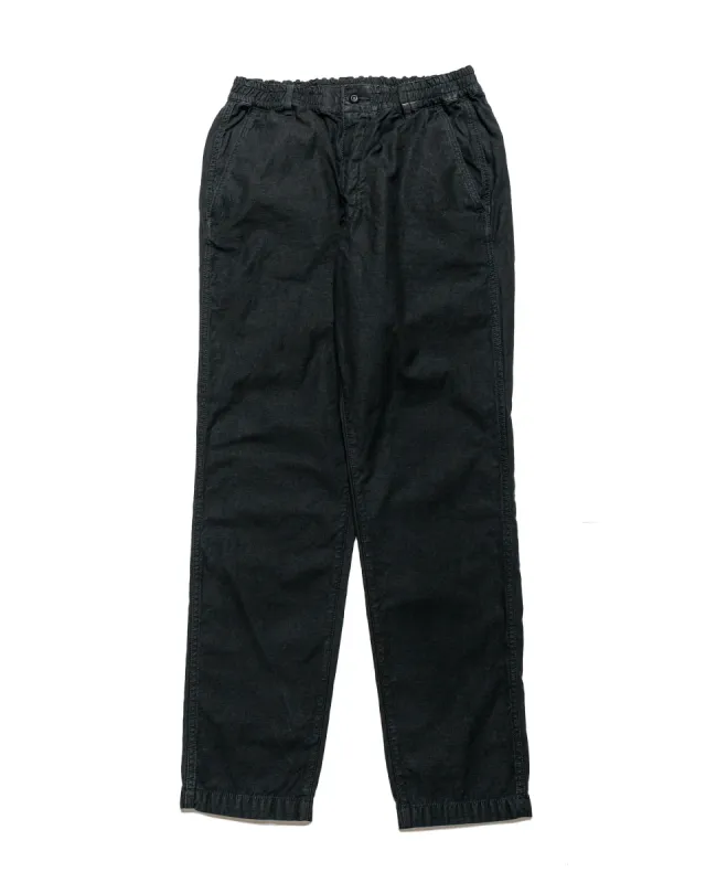 Sage de Cret Cotton/Linen Back Satin Tapered Pants Black sold by Lost & Found