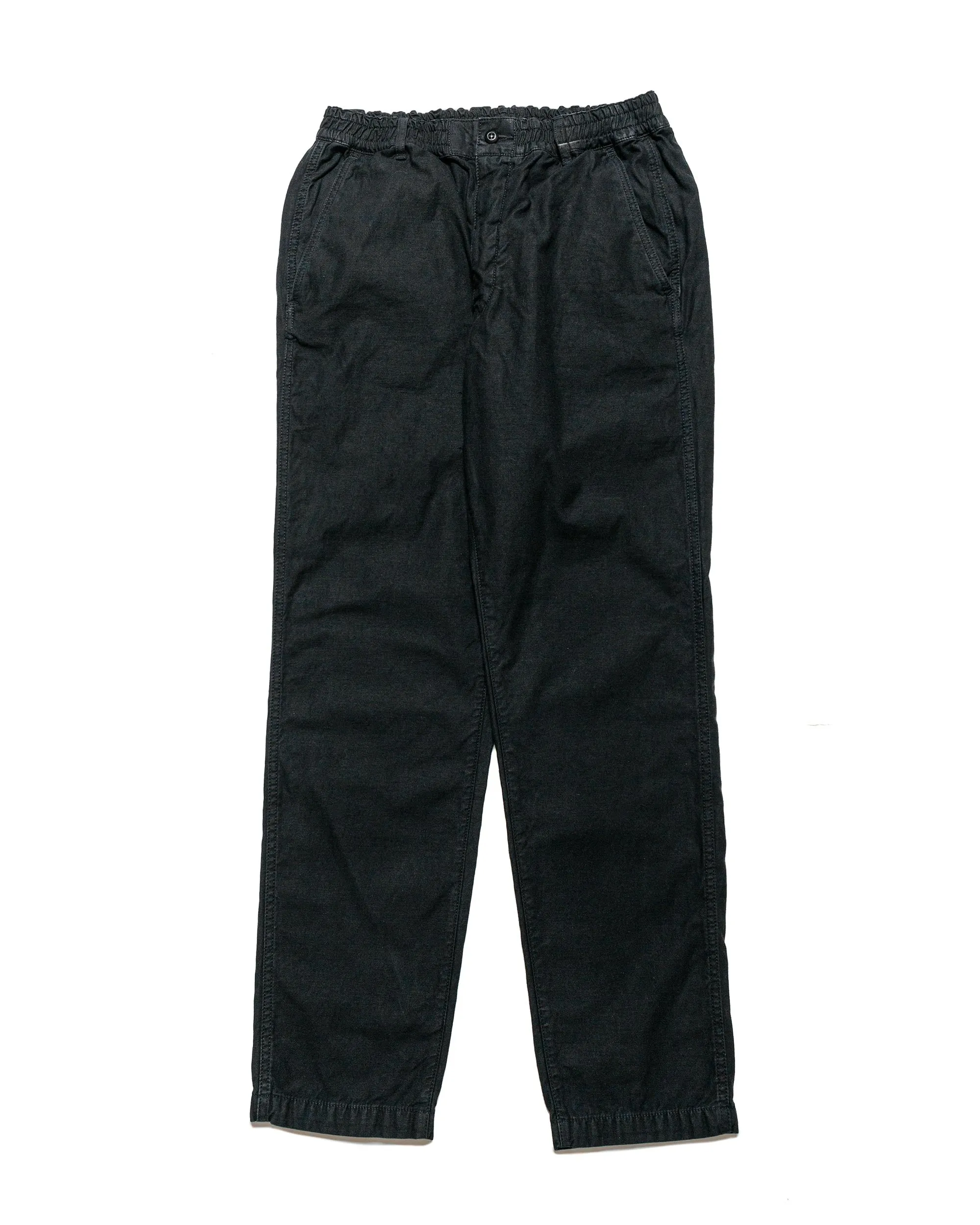 Sage de Cret 31-40-8395 Cotton/Linen Back Satin Tapered Pants Black sold by Lost & Found