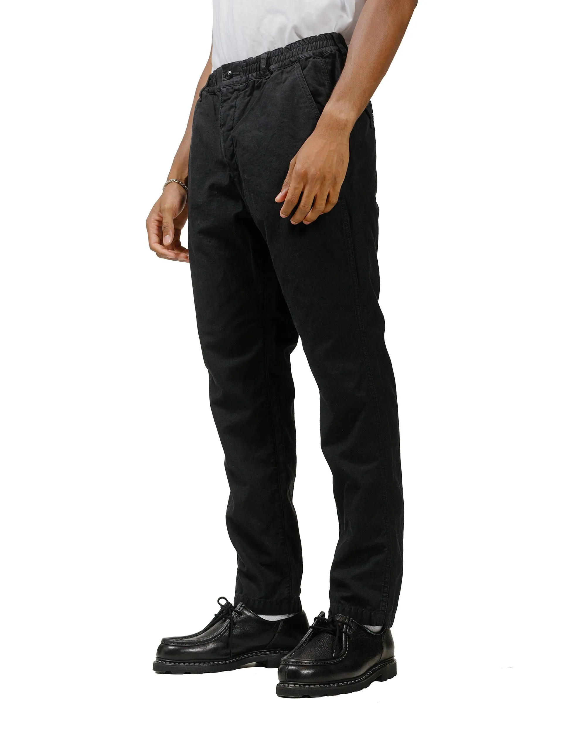 Sage de Cret 31-40-8395 Cotton/Linen Back Satin Tapered Pants Black sold by Lost & Found product image thumbnail 2