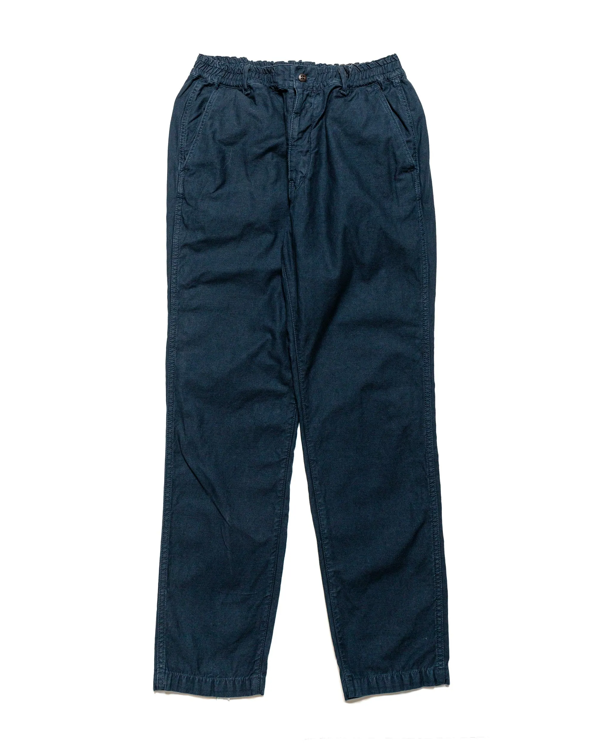 Sage de Cret 31-40-8395 Cotton/Linen Back Satin Tapered Pants Navy sold by Lost & Found