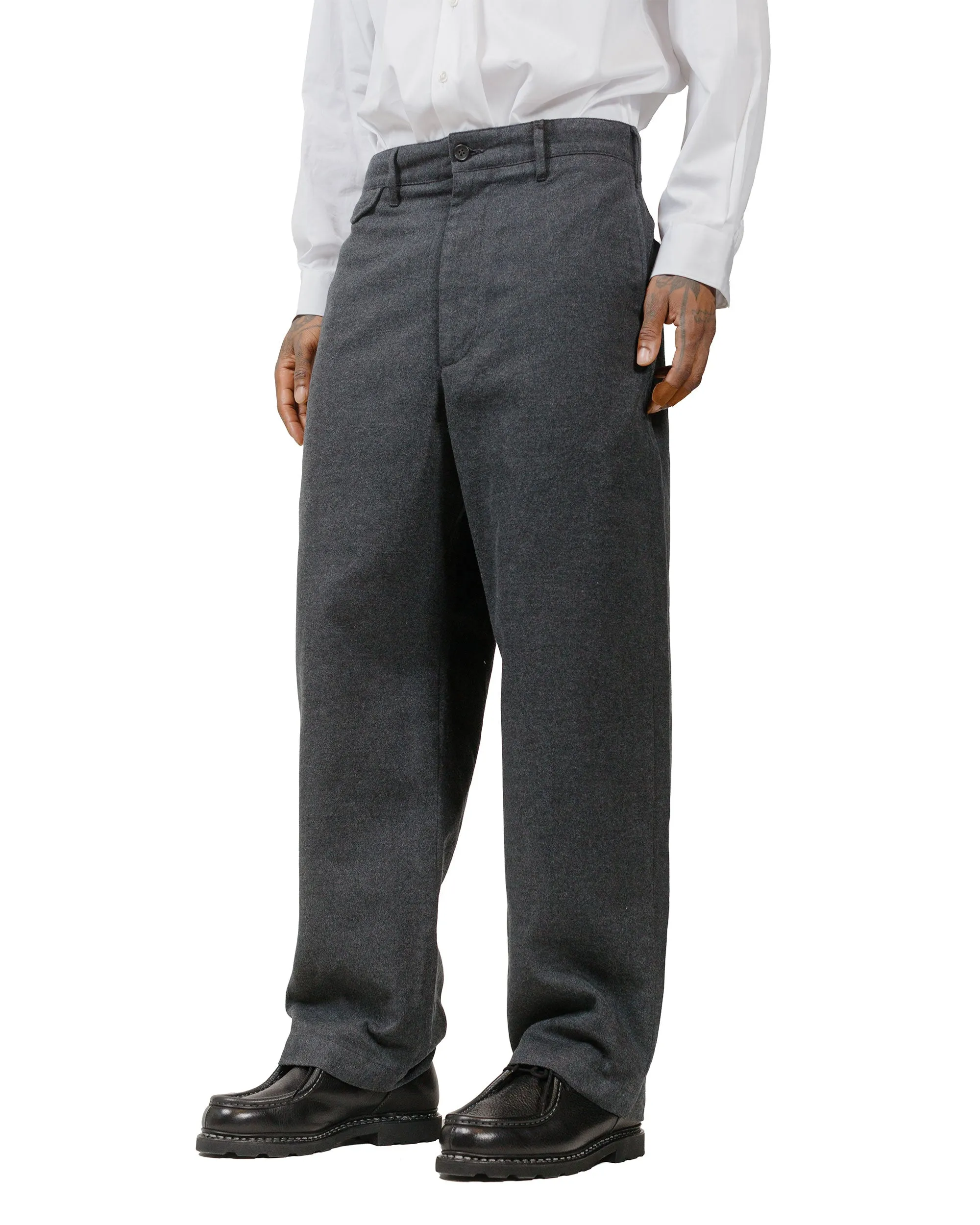Engineered Garments Officer Pant Charcoal CP Brushed Cloth sold by Lost & Found product image thumbnail 2