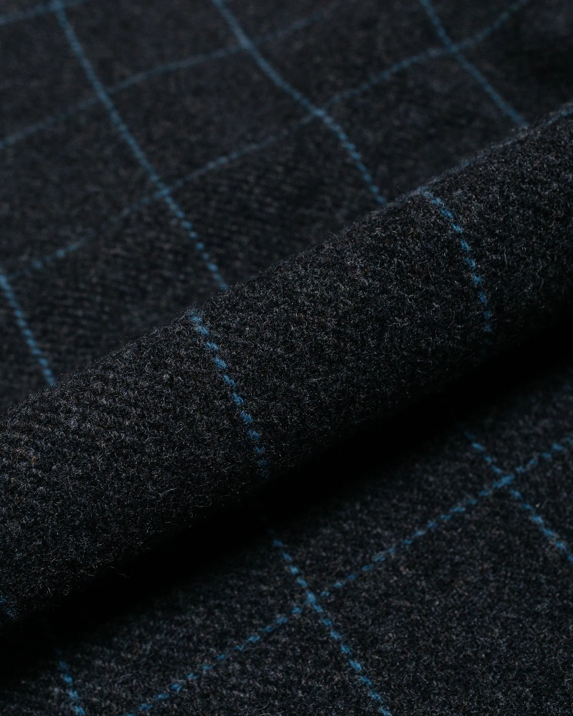 Engineered Garments Carlyle Pant Charcoal/Light Blue Wool Poly Windowpane sold by Lost & Found product image thumbnail 5