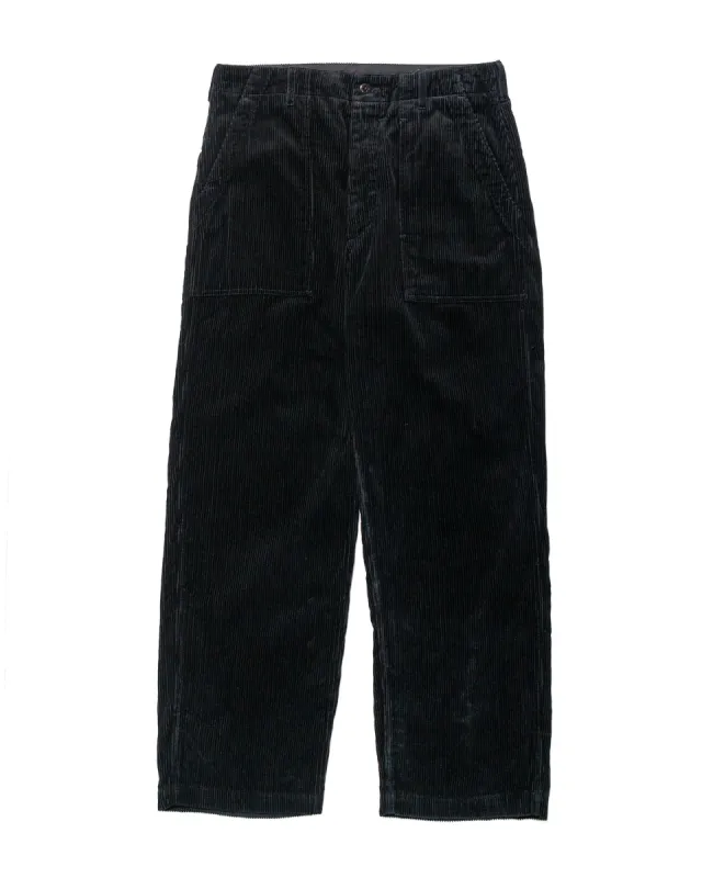 Engineered Garments Fatigue Pant Black Cotton 8W Corduroy sold by Lost & Found