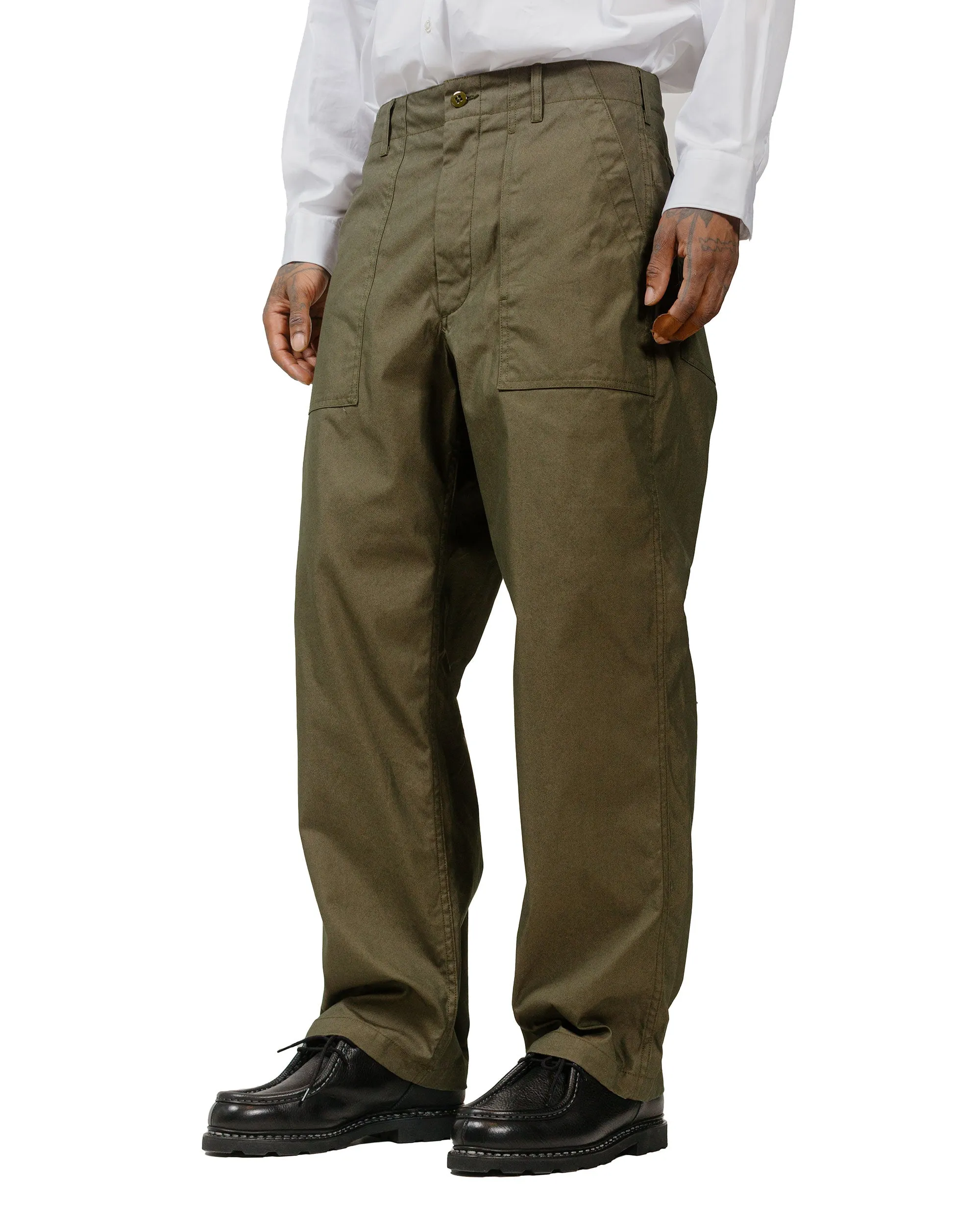 Engineered Garments Fatigue Pant Olive CP Weather Poplin sold by Lost & Found product image thumbnail 2