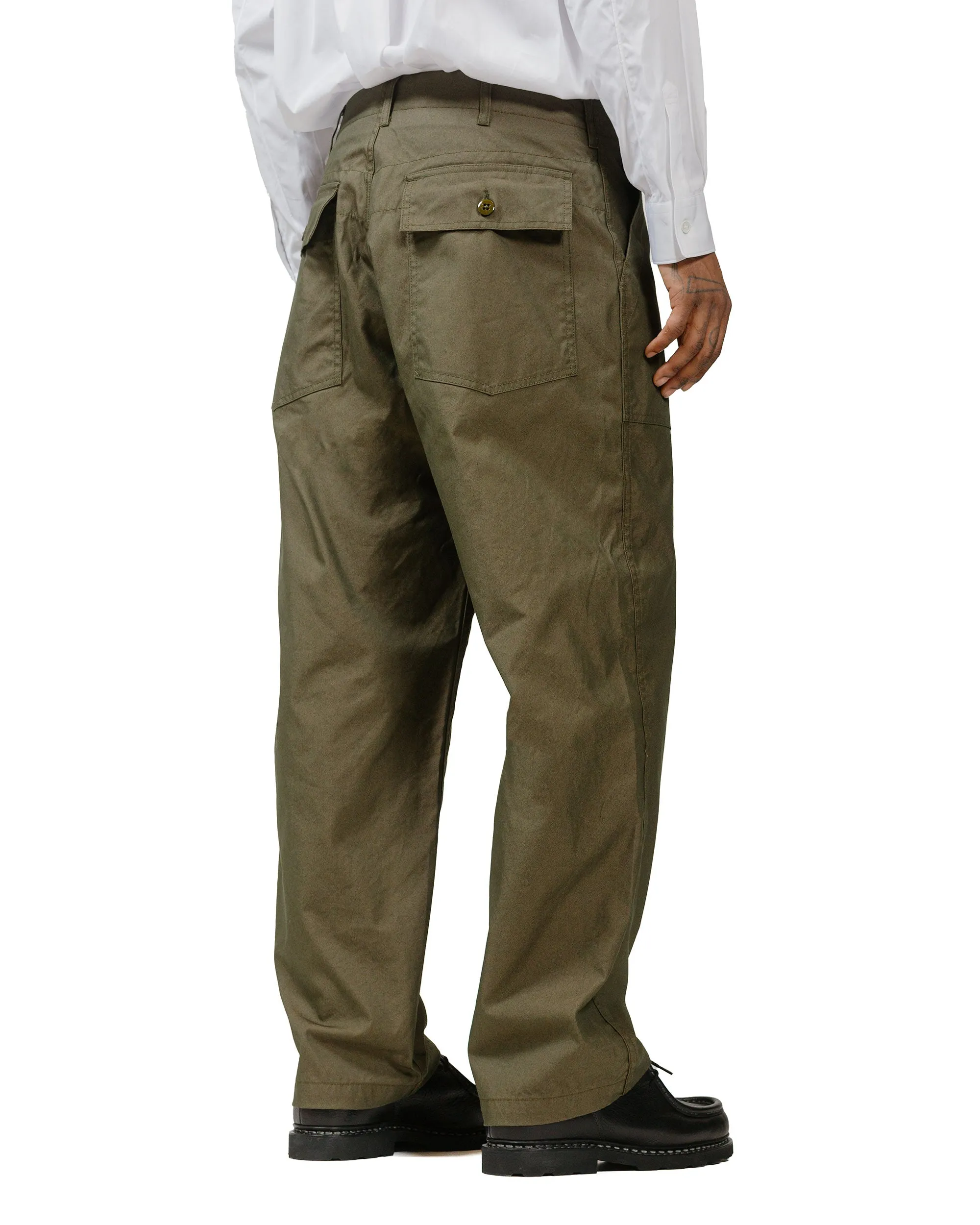Engineered Garments Fatigue Pant Olive CP Weather Poplin sold by Lost & Found product image thumbnail 3