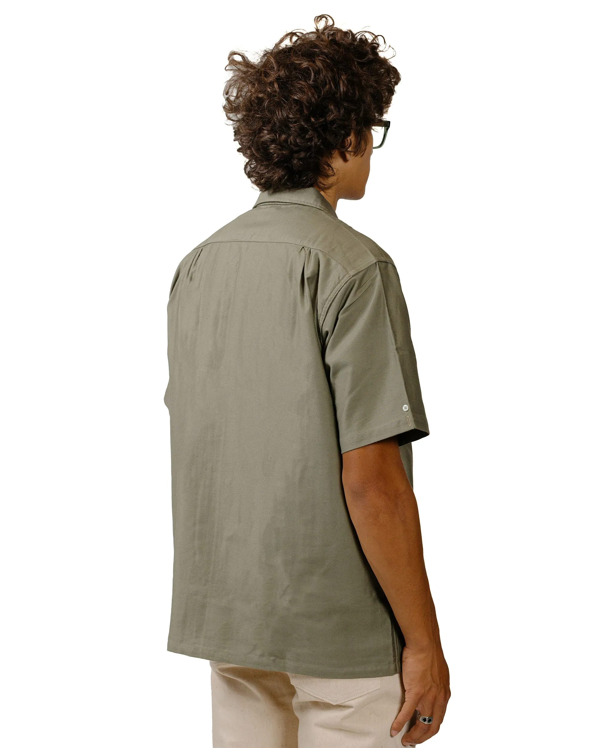 Warehouse Lot. 3091 S/S Open Collar Shirts OD Green sold by Lost & Found product image thumbnail 3