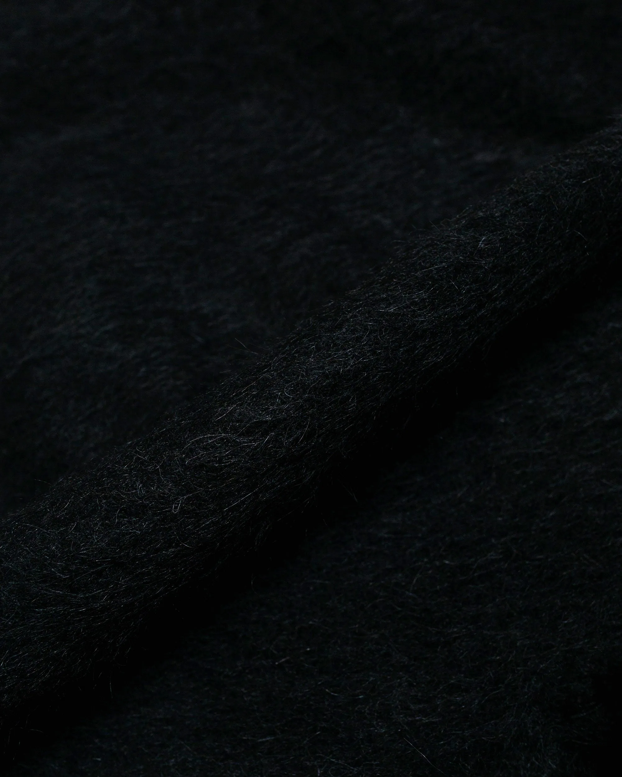 Our Legacy Full Zip Hood Black Hairy Wool sold by Lost & Found product image thumbnail 5