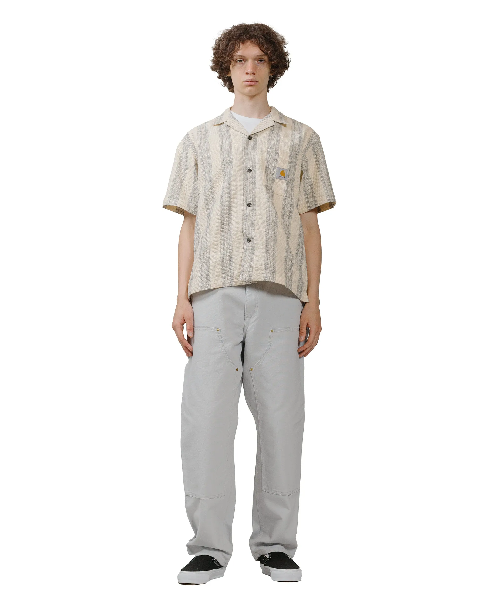 Carhartt W.I.P. Double Knee Pant Canvas Basalt Rinsed sold by Lost & Found product image thumbnail 4