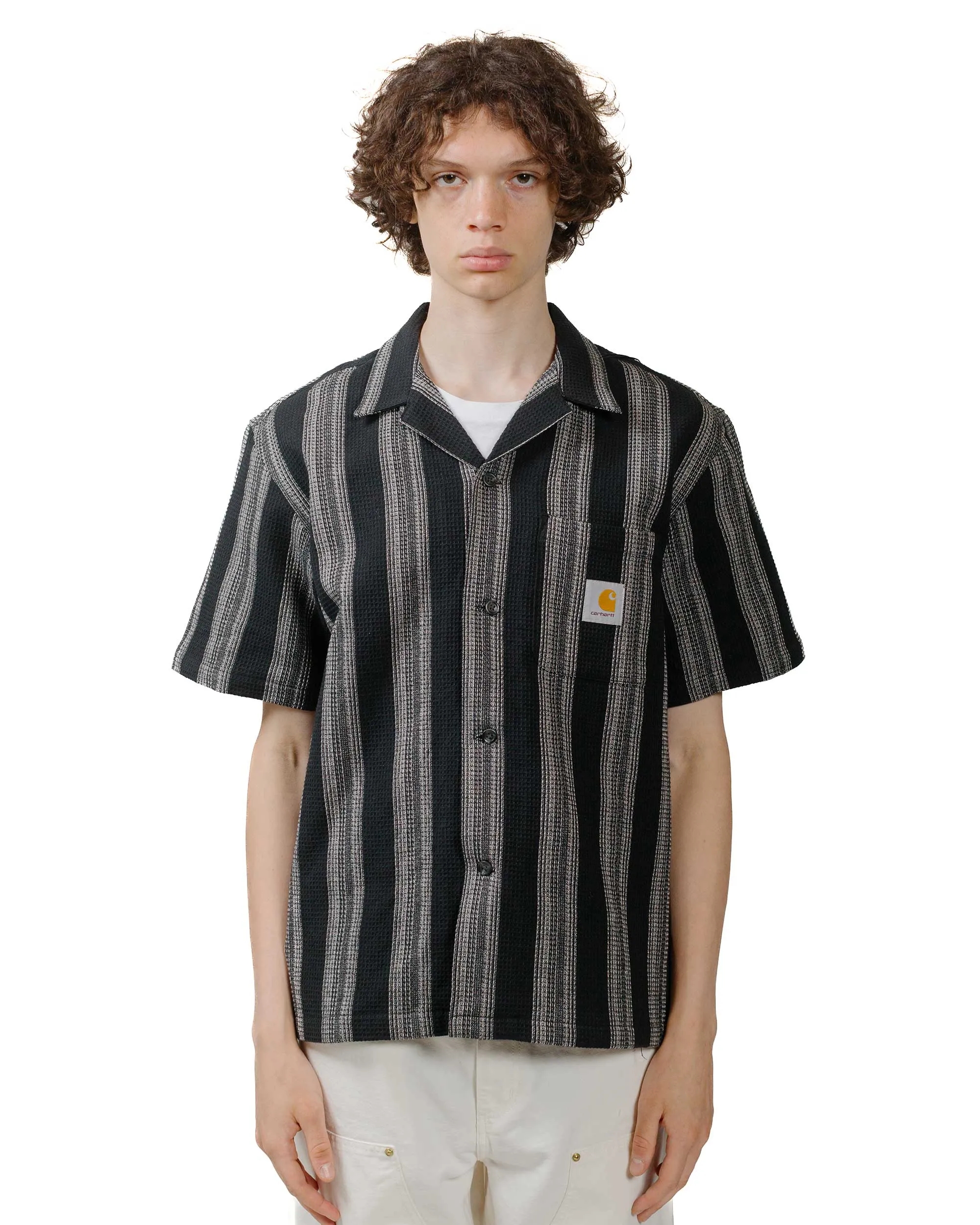 Carhartt W.I.P. Dodson Stripe Shirt Black sold by Lost & Found product image thumbnail 2