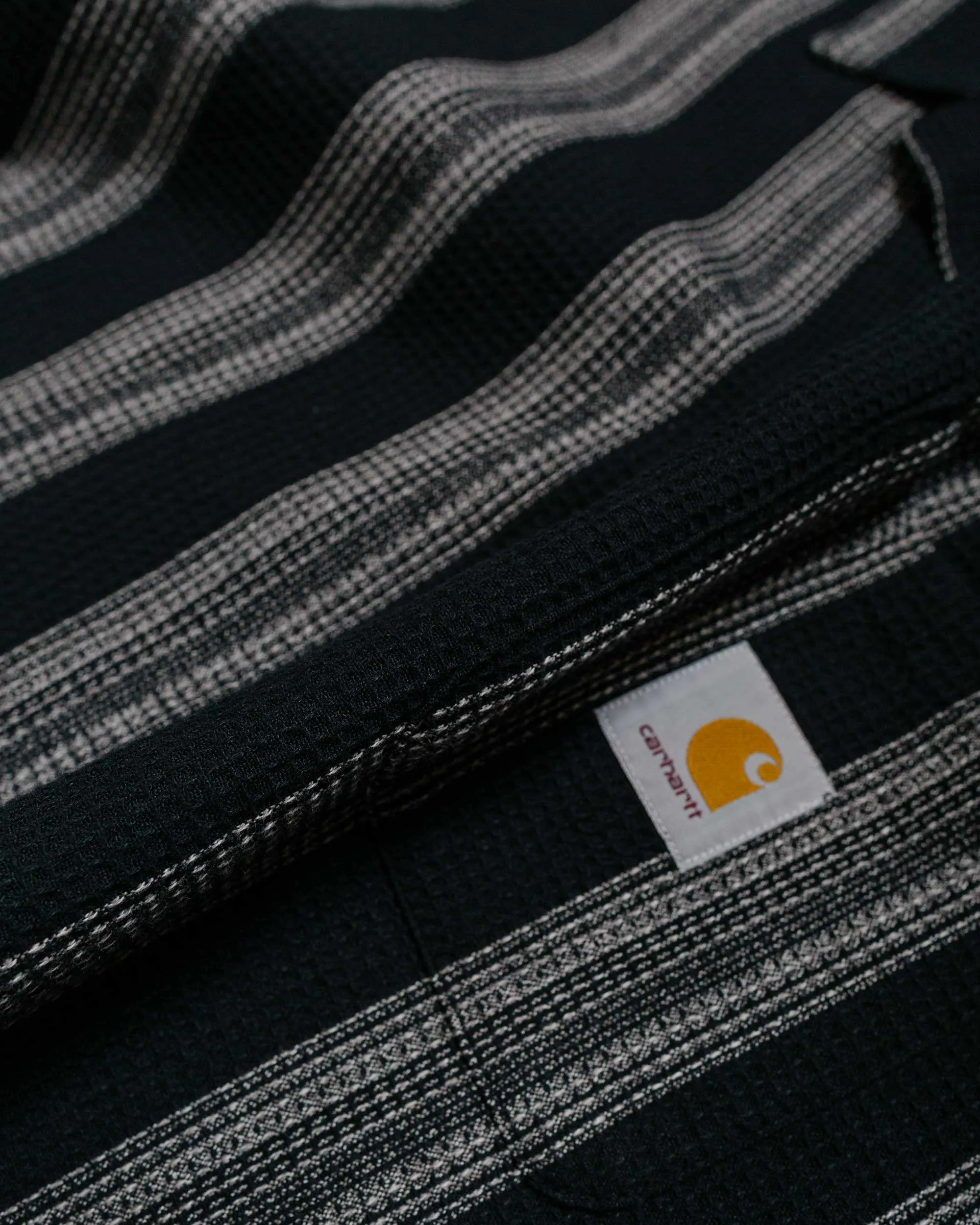 Carhartt W.I.P. Dodson Stripe Shirt Black sold by Lost & Found product image thumbnail 5