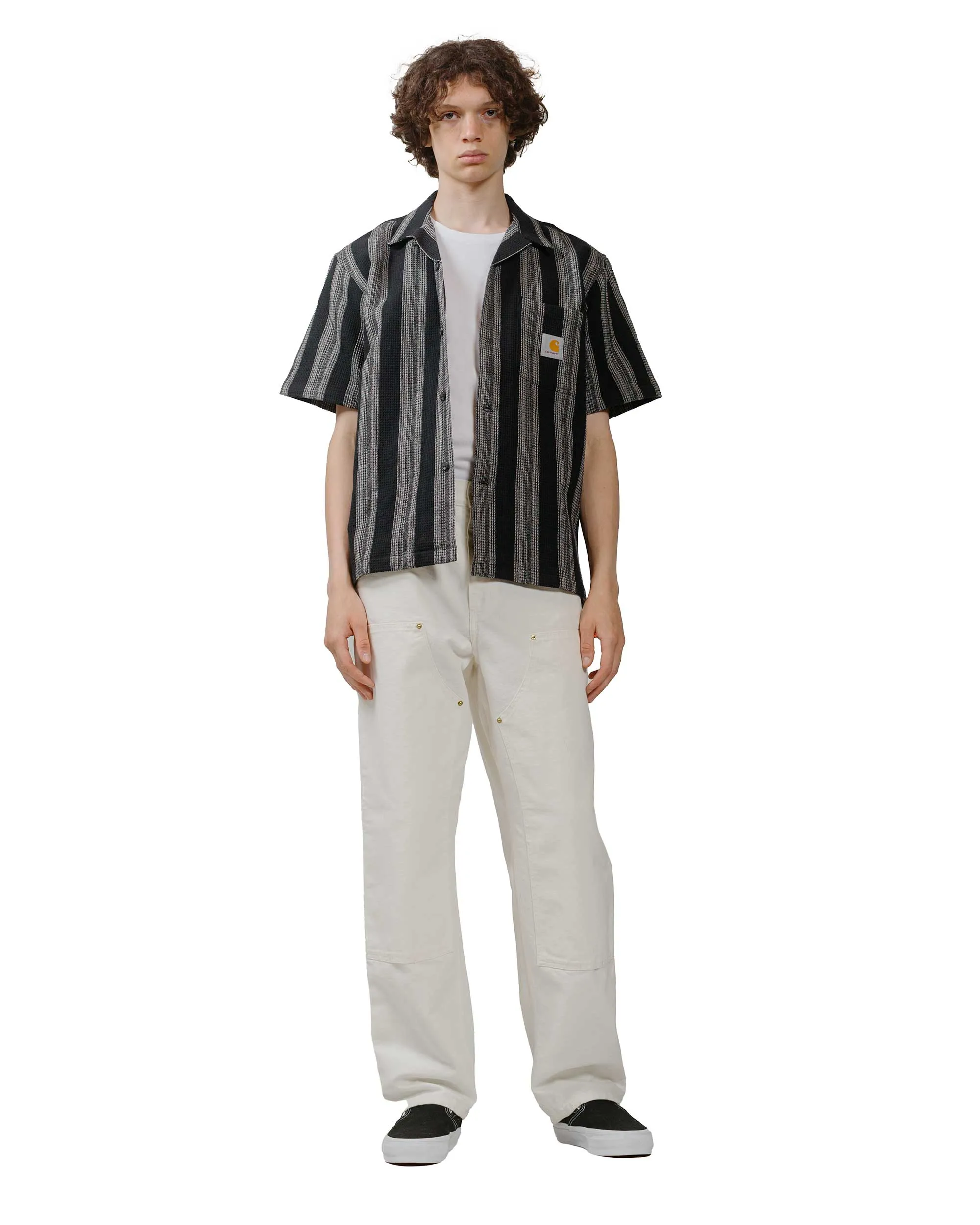 Carhartt W.I.P. Dodson Stripe Shirt Black sold by Lost & Found product image thumbnail 4