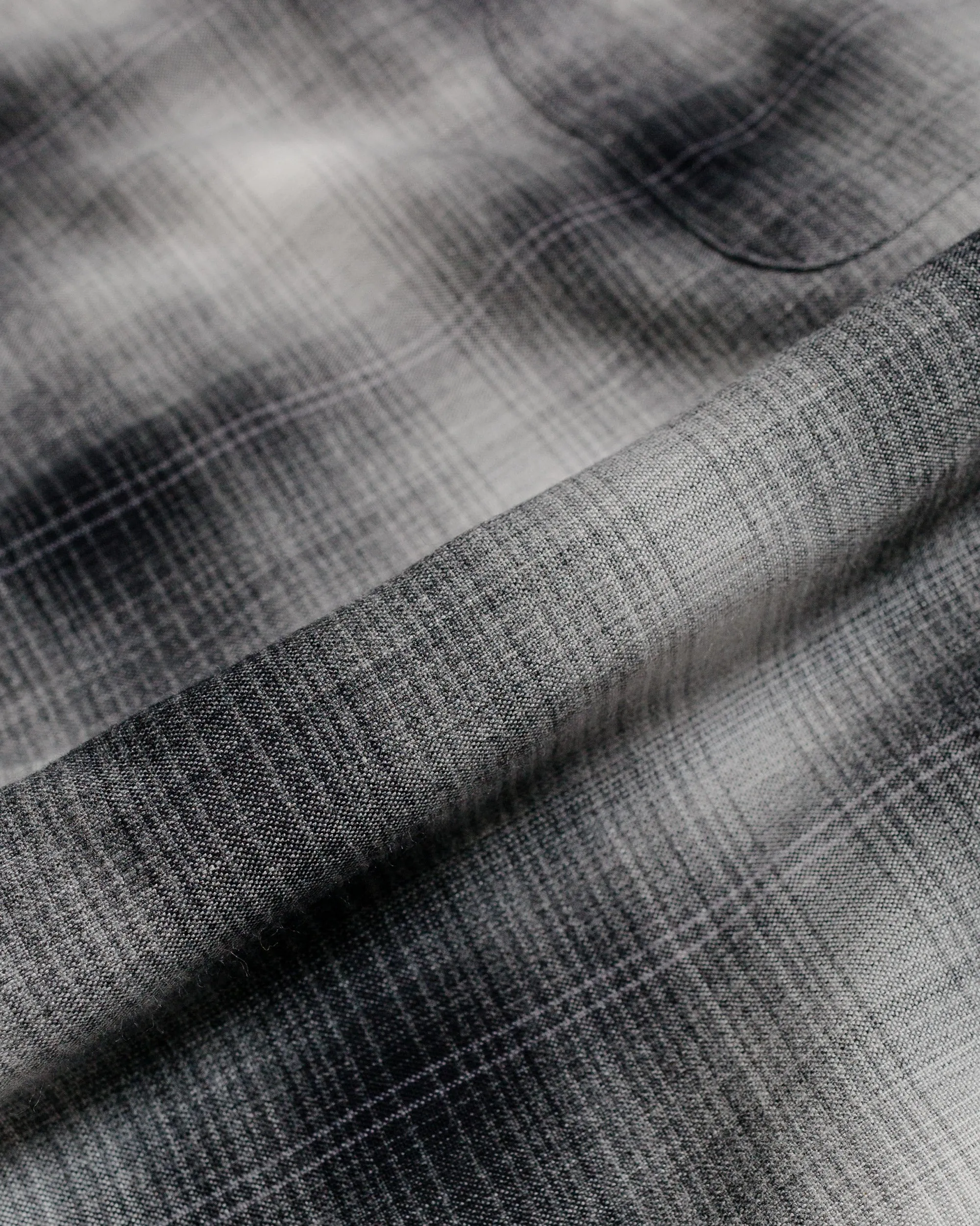 The Real McCoy's MS24006 Ombre Cotton Rayon Open Collar Shirt Gray sold by Lost & Found product image thumbnail 5