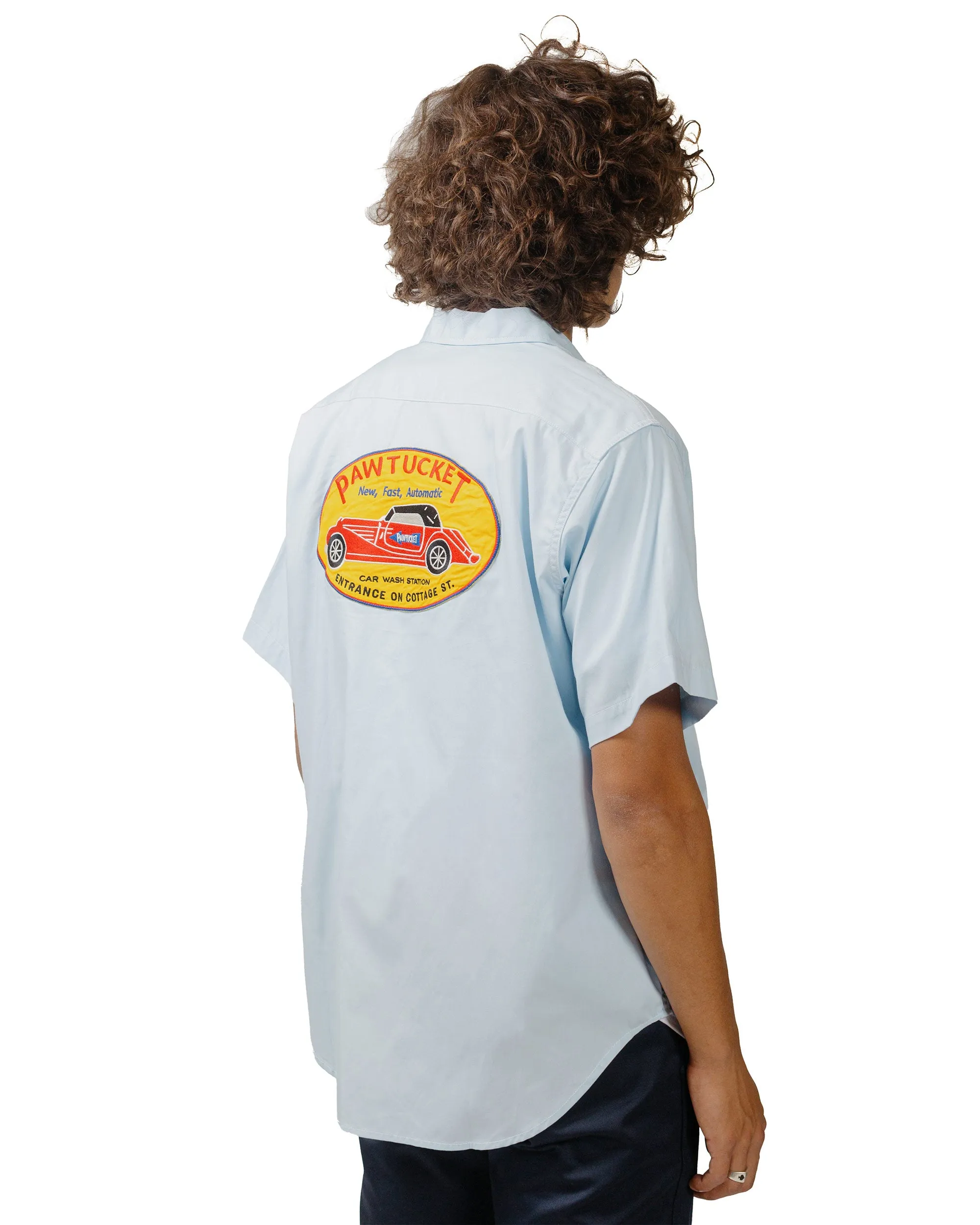 The Real McCoy's MS24005 Cotton Serviceman Shirt / Pawtucket Light Blue sold by Lost & Found product image thumbnail 3