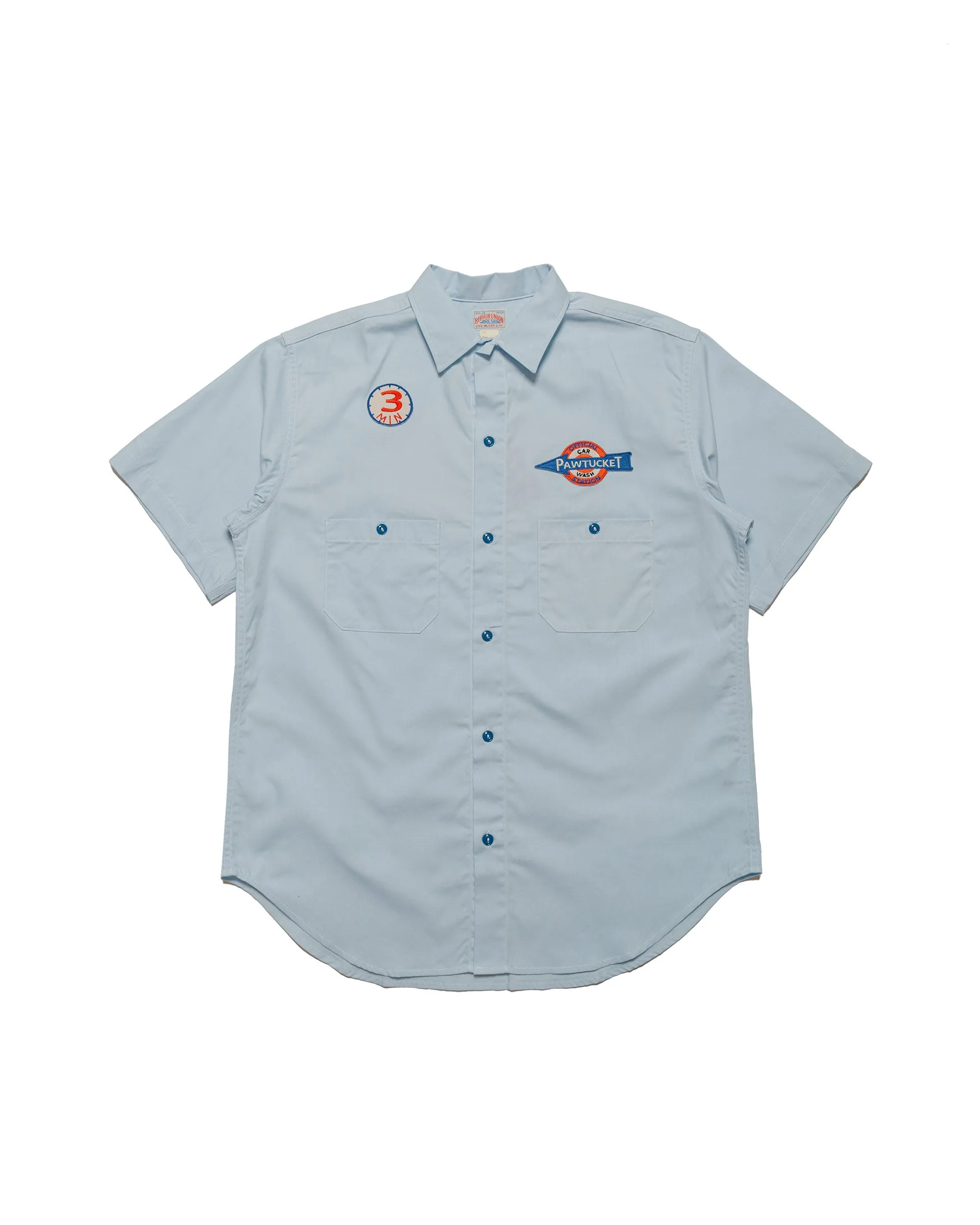 The Real McCoy's MS24005 Cotton Serviceman Shirt / Pawtucket Light Blue sold by Lost & Found