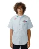 The Real McCoy's MS24005 Cotton Serviceman Shirt / Pawtucket Light Blue sold by Lost & Found