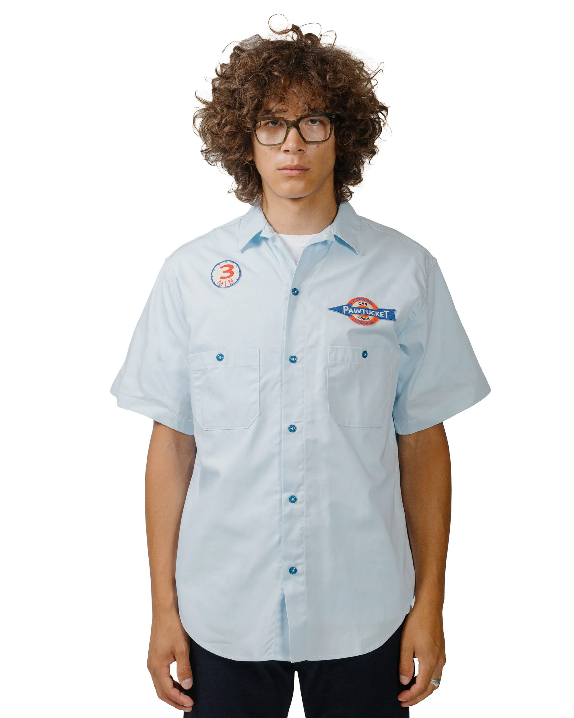 The Real McCoy's MS24005 Cotton Serviceman Shirt / Pawtucket Light Blue sold by Lost & Found product image thumbnail 2