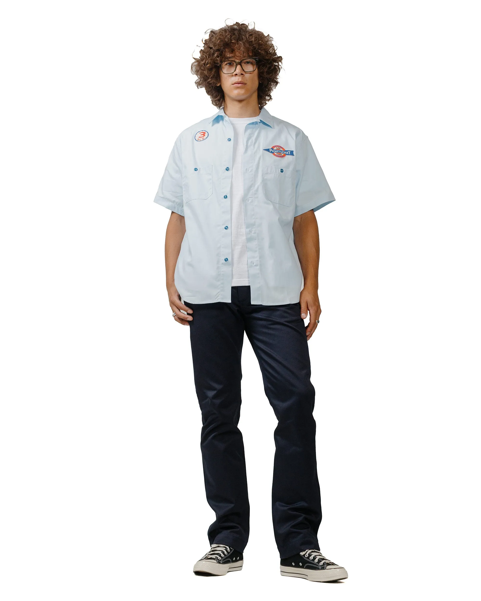 The Real McCoy's MS24005 Cotton Serviceman Shirt / Pawtucket Light Blue sold by Lost & Found product image thumbnail 4
