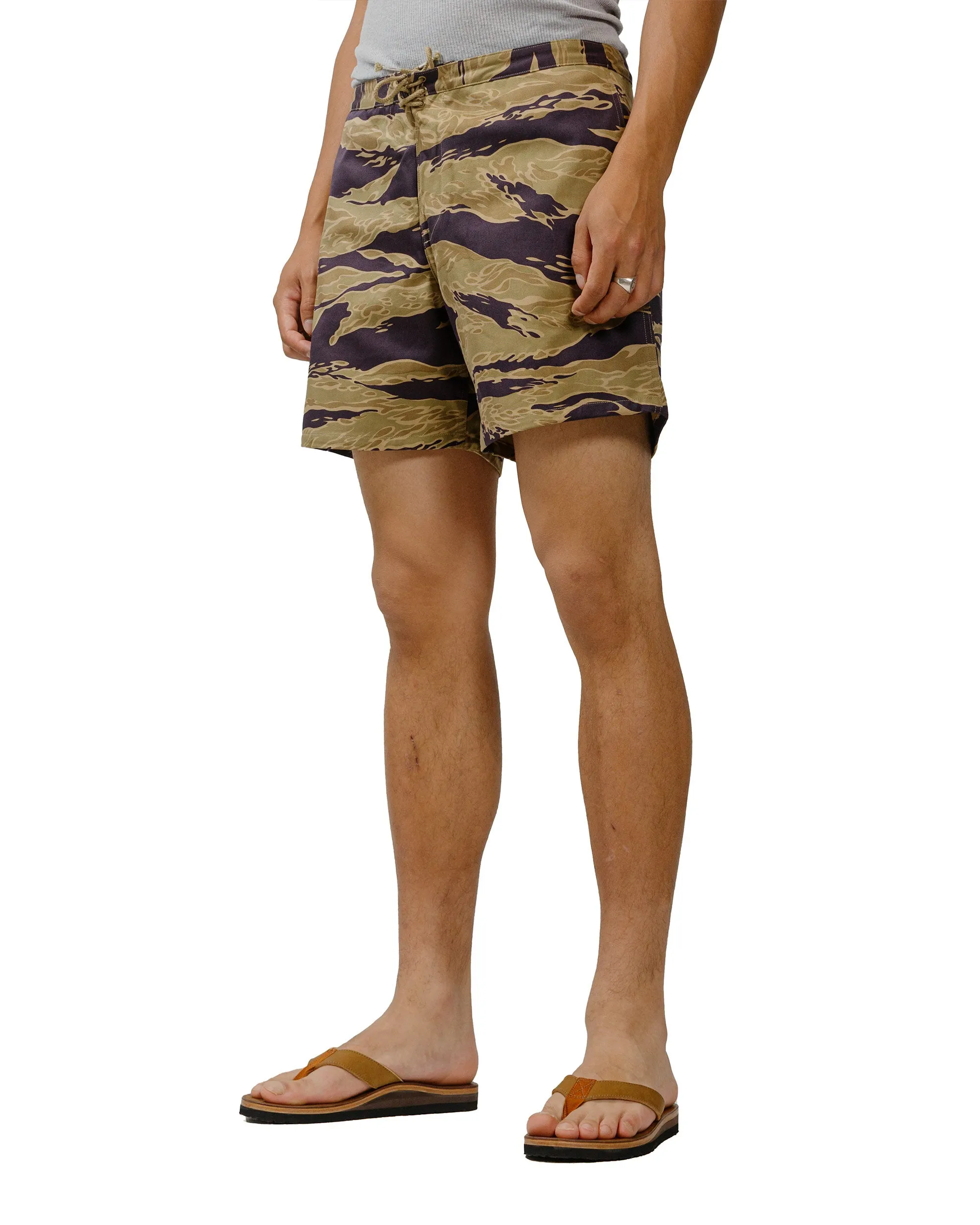The Real McCoy's MP24002 Tiger Camouflage Swim Shorts / Advisor Khaki sold by Lost & Found product image thumbnail 2