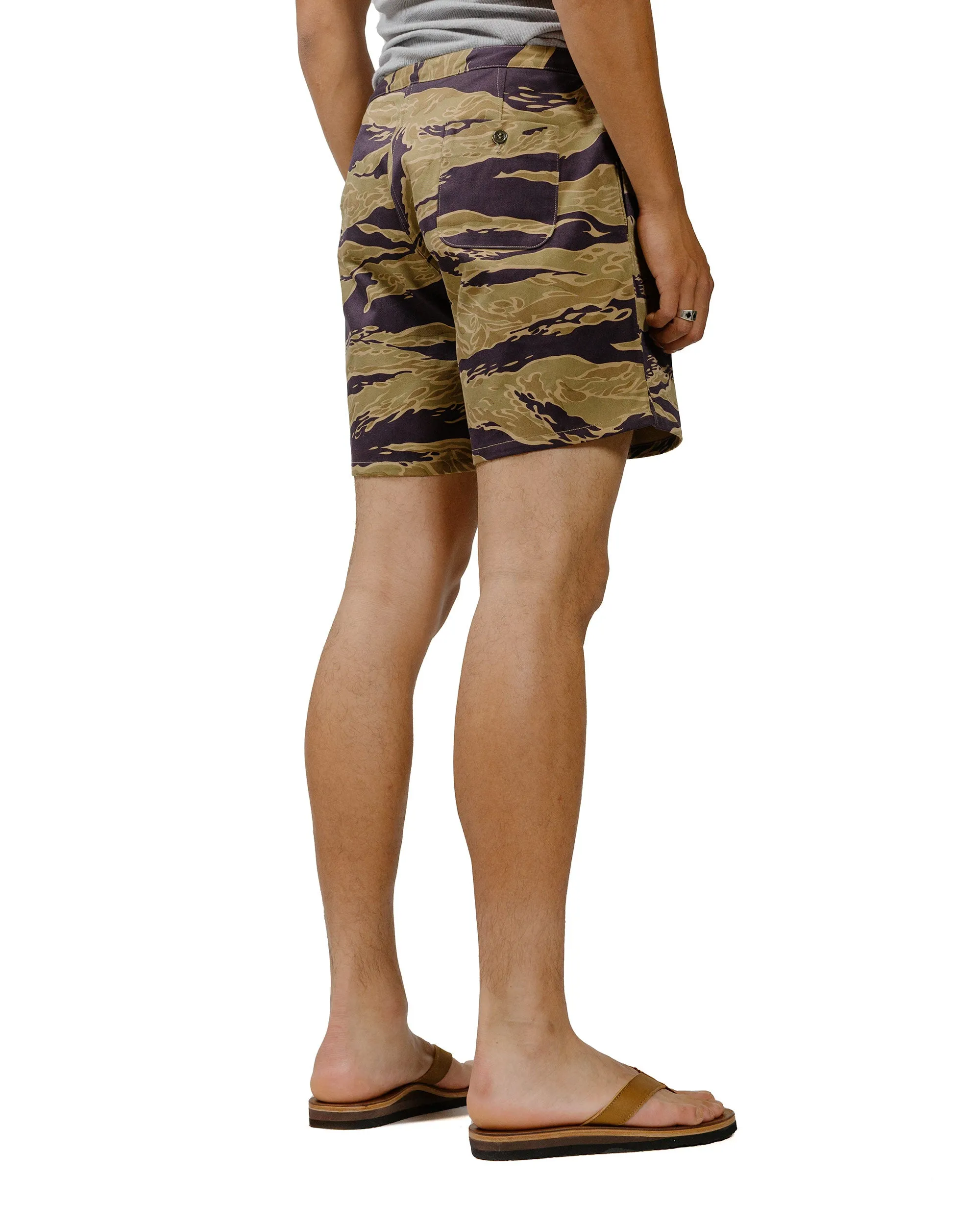 The Real McCoy's MP24002 Tiger Camouflage Swim Shorts / Advisor Khaki sold by Lost & Found product image thumbnail 3