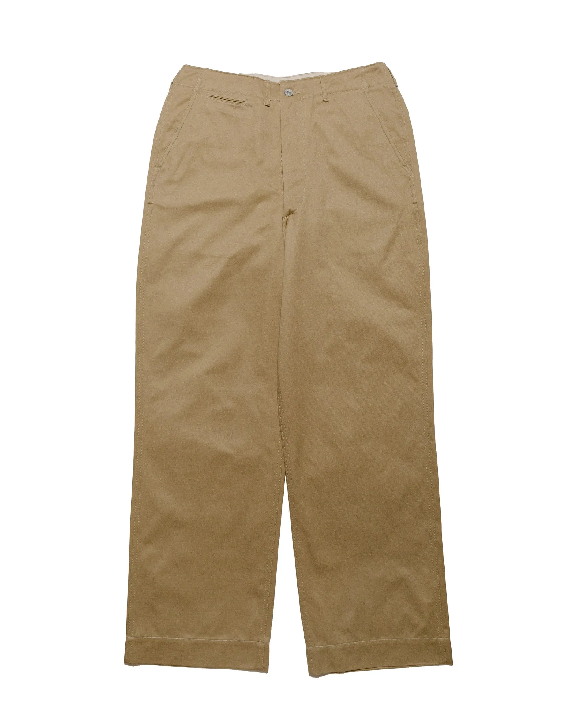 The Real McCoy's MP23102 Trousers, Cotton, Khaki, 1941 Khaki sold by Lost & Found