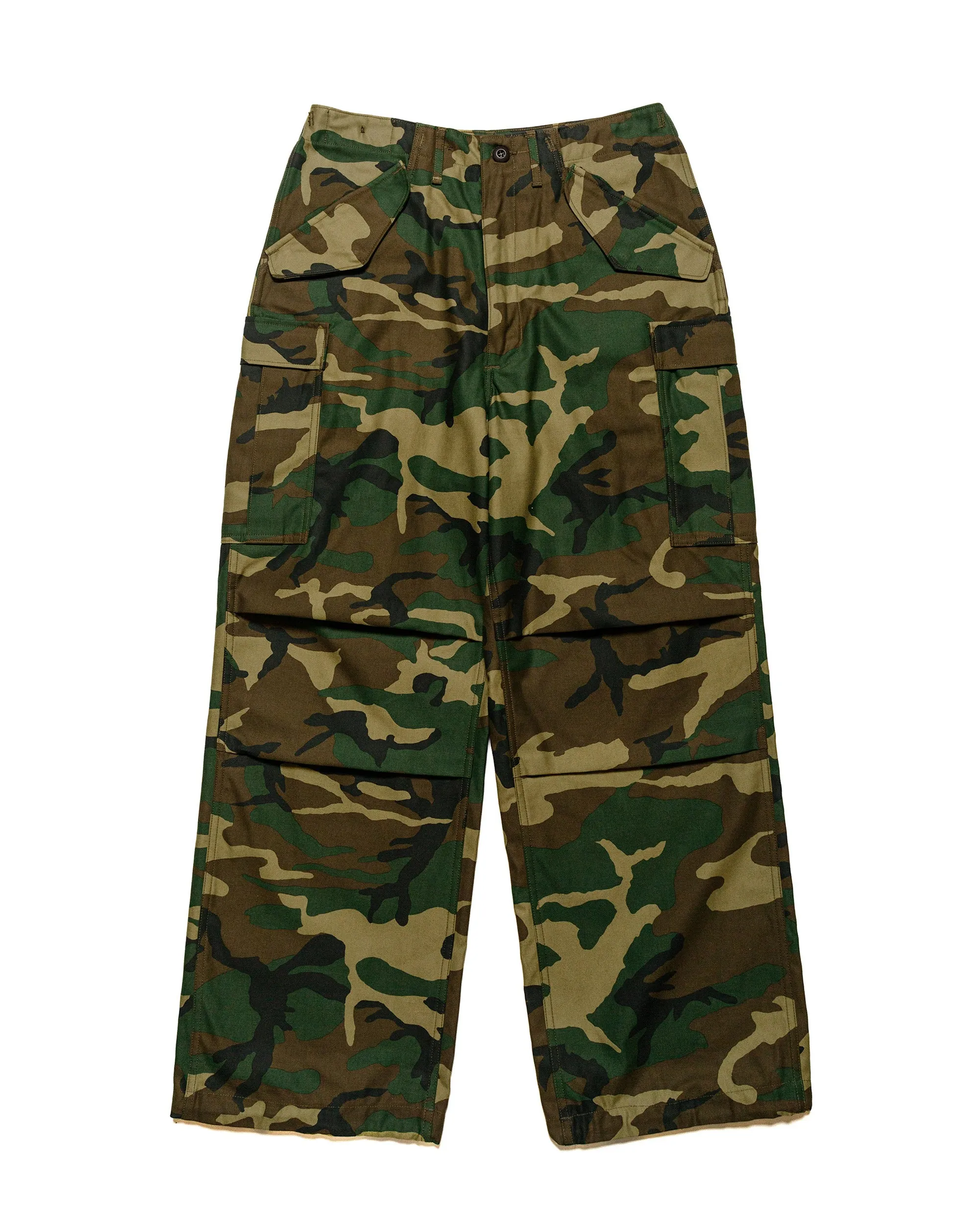 The Real McCoy's MP23101 Trousers, Men's, Field, M-65 / Woodland Olive sold by Lost & Found