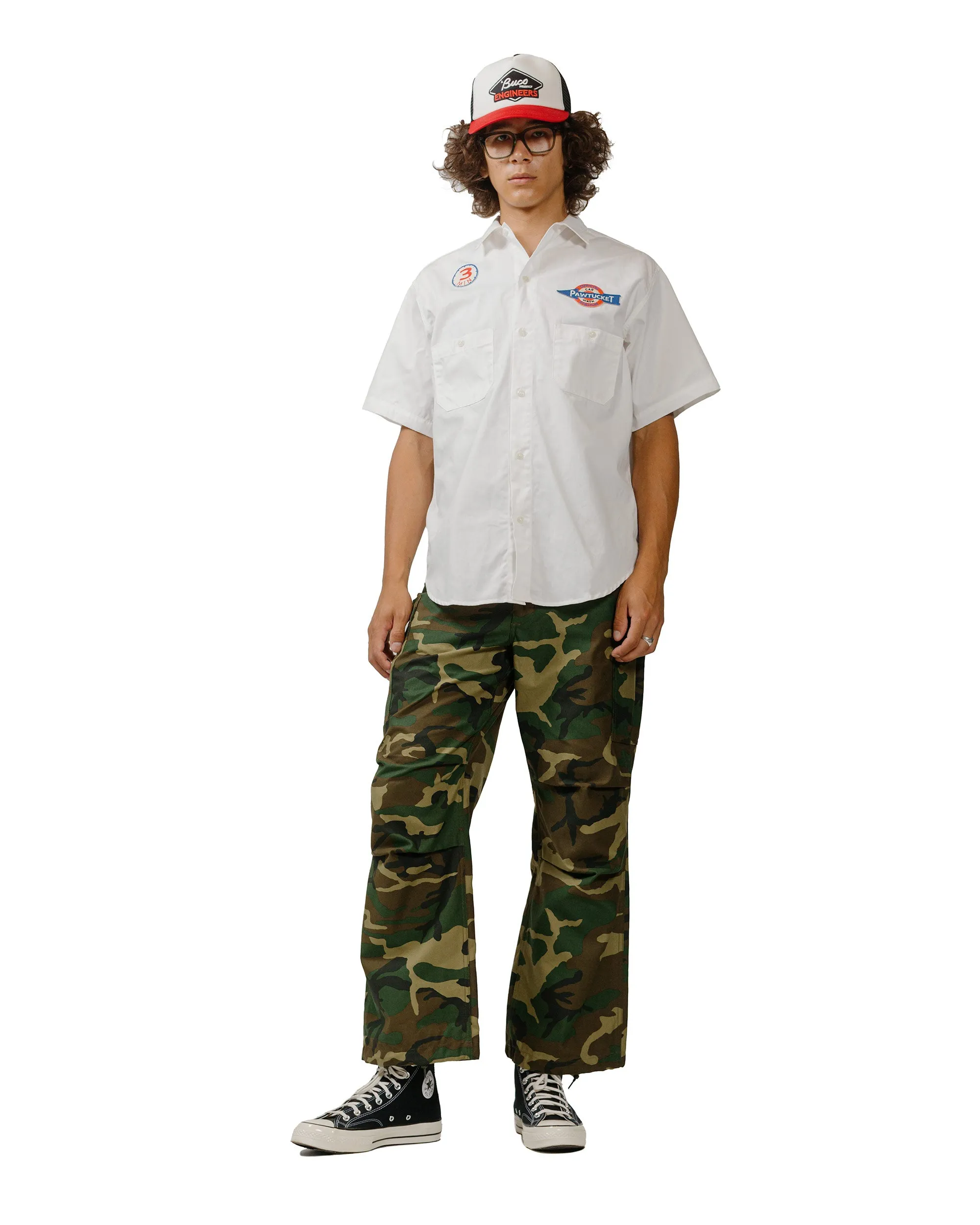 The Real McCoy's MP23101 Trousers, Men's, Field, M-65 / Woodland Olive sold by Lost & Found product image thumbnail 4