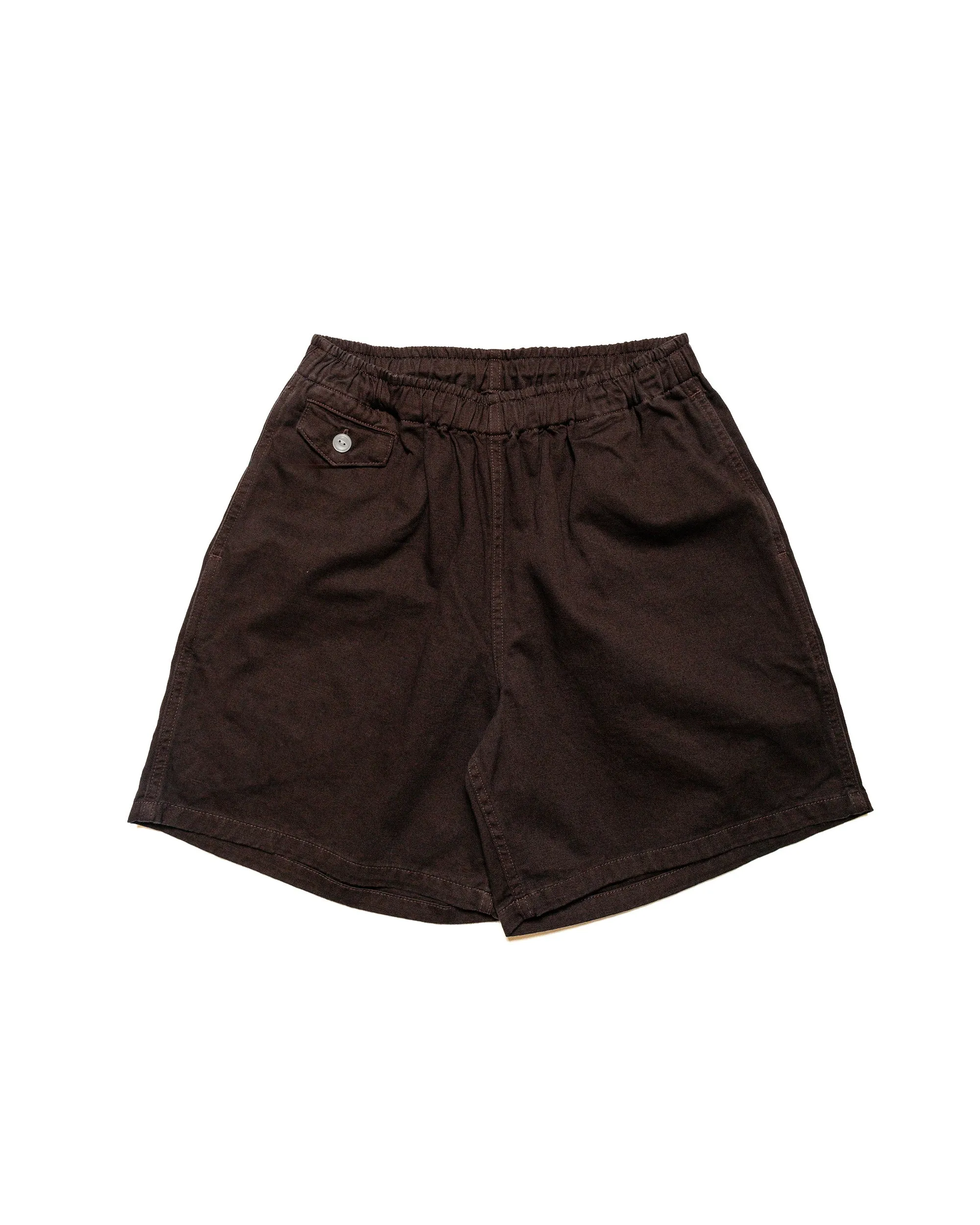 The Real McCoy's MP22015 Cotton Drill Swim Shorts (Over-Dyed) Black sold by Lost & Found