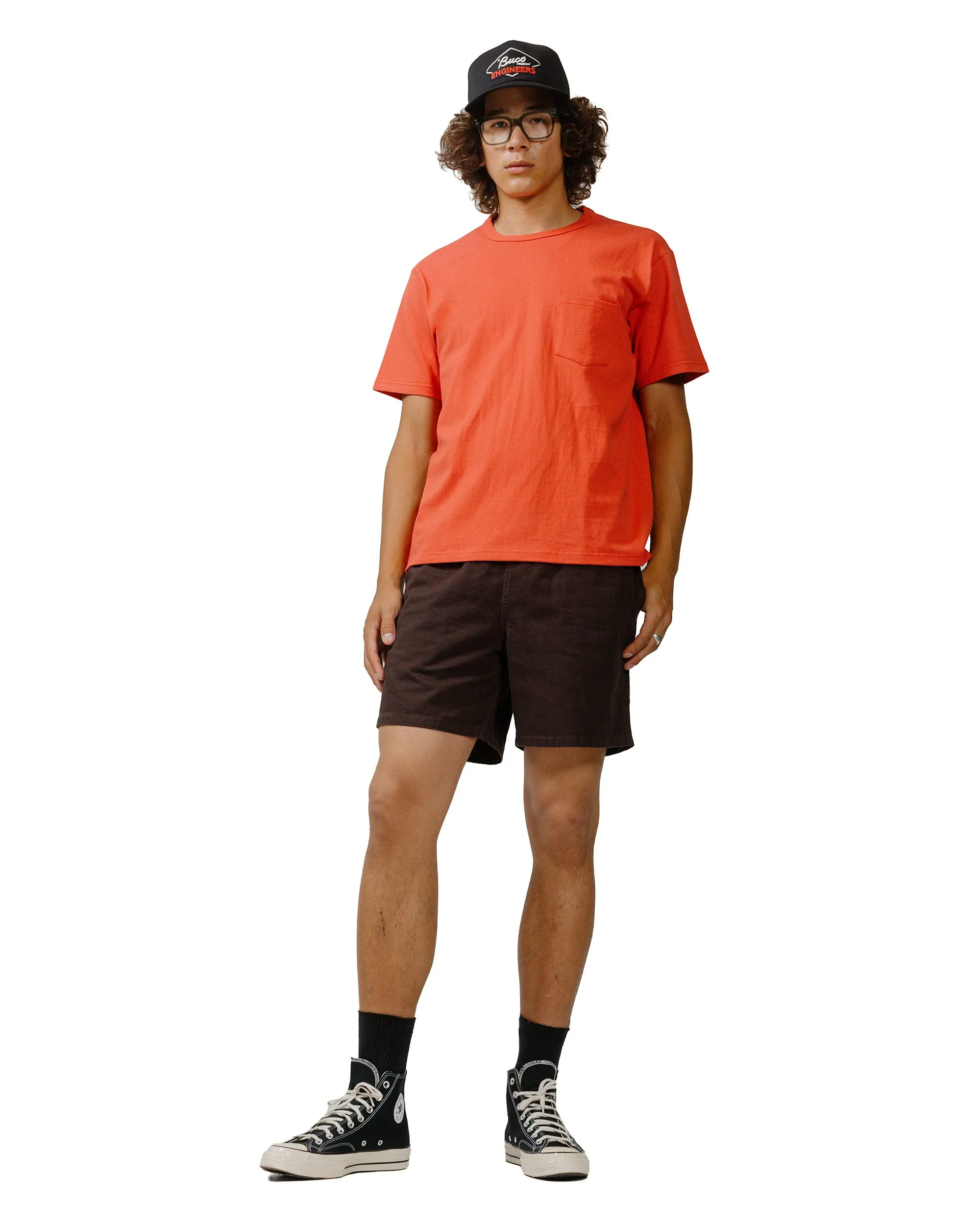 The Real McCoy's MP22015 Cotton Drill Swim Shorts (Over-Dyed) Black sold by Lost & Found product image thumbnail 4