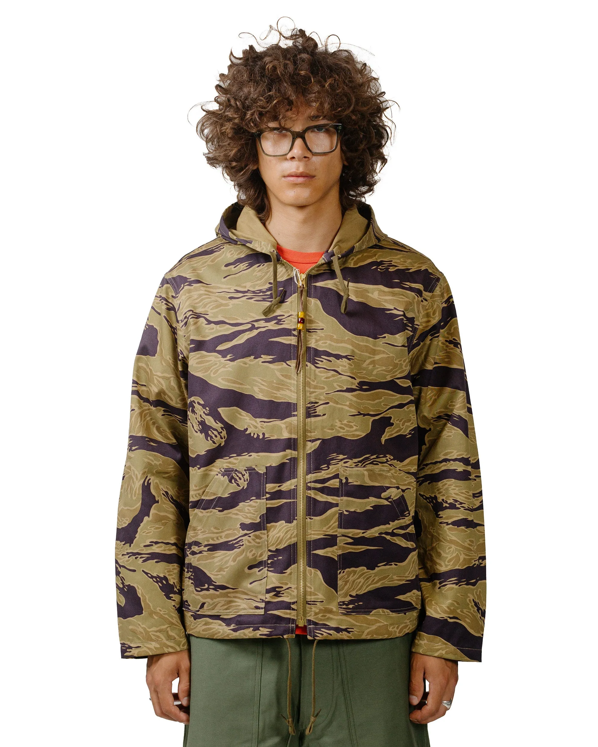 The Real McCoy's MJ24004 Tiger Camouflage Parka / Advisor Khaki sold by Lost & Found product image thumbnail 2