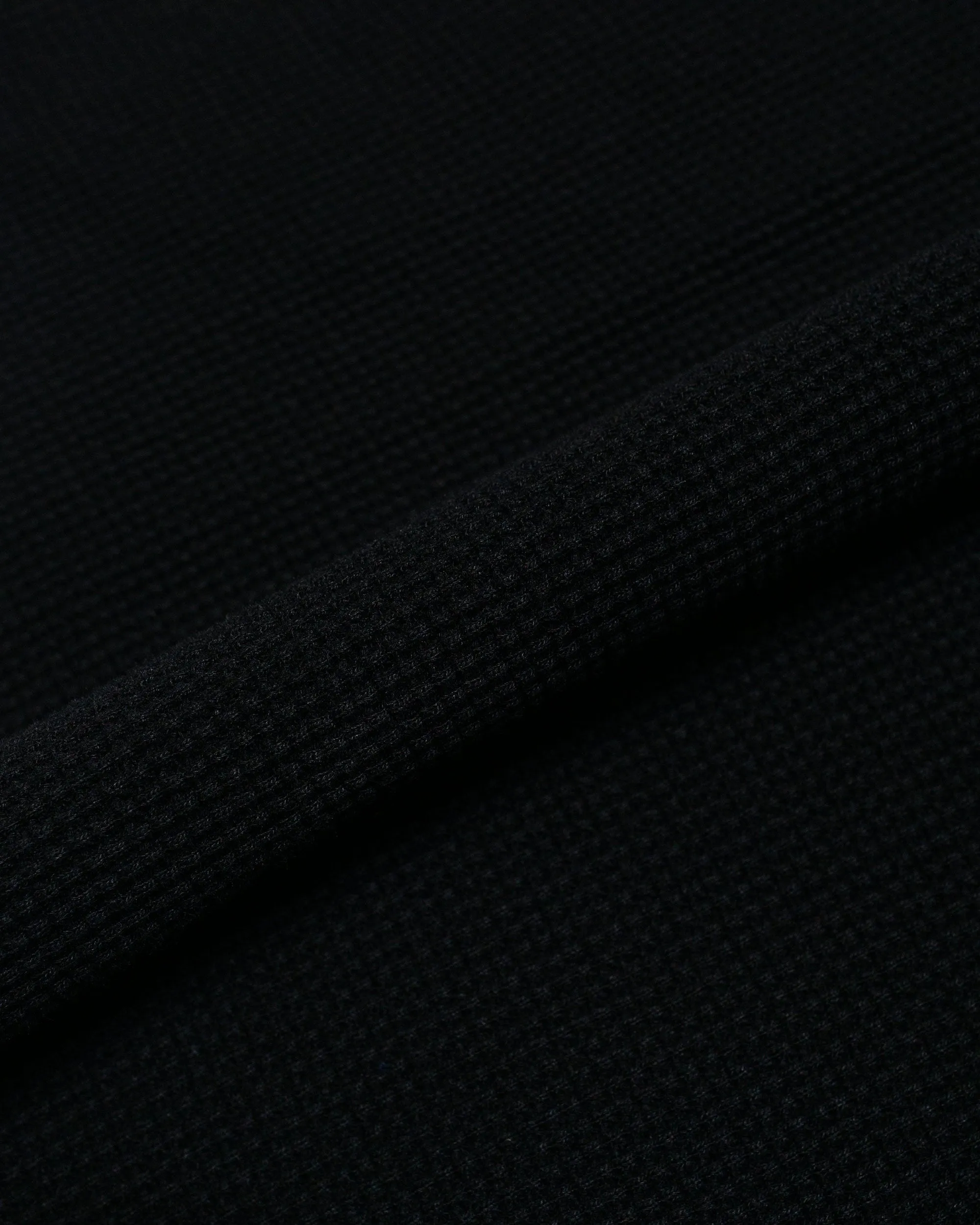 The Real McCoy's MC24018 Waffle Thermal Shirt S/S Black sold by Lost & Found product image thumbnail 5