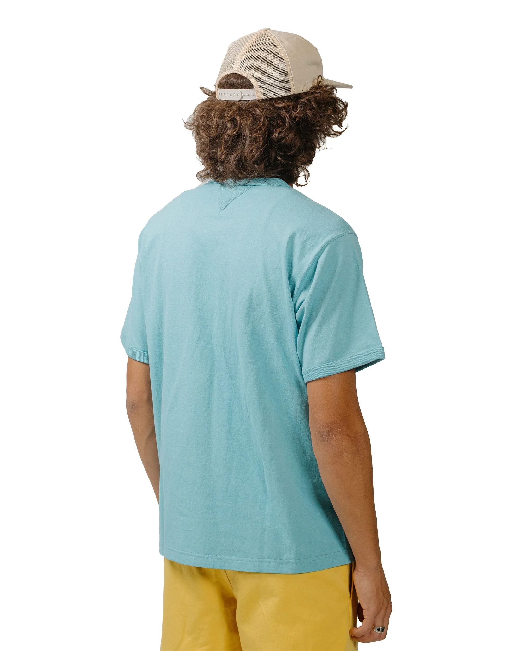 The Real McCoy's MC23020 Gusset Tee Teal sold by Lost & Found product image thumbnail 3