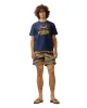 The Real McCoy's BC24003 Buco Tee / Engineers Navy sold by Lost & Found