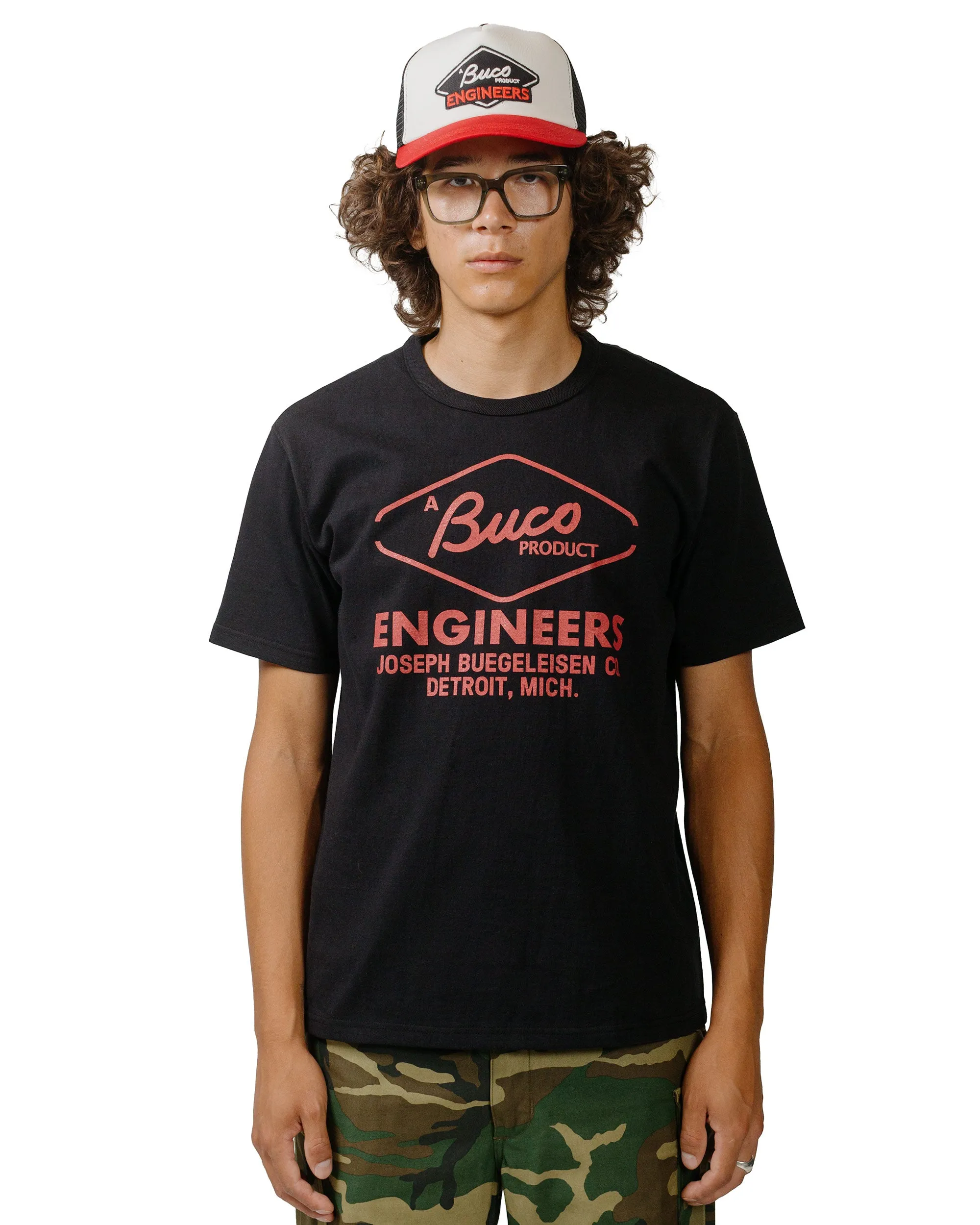 The Real McCoy's BC24003 Buco Tee / Engineers Black sold by Lost & Found product image thumbnail 2