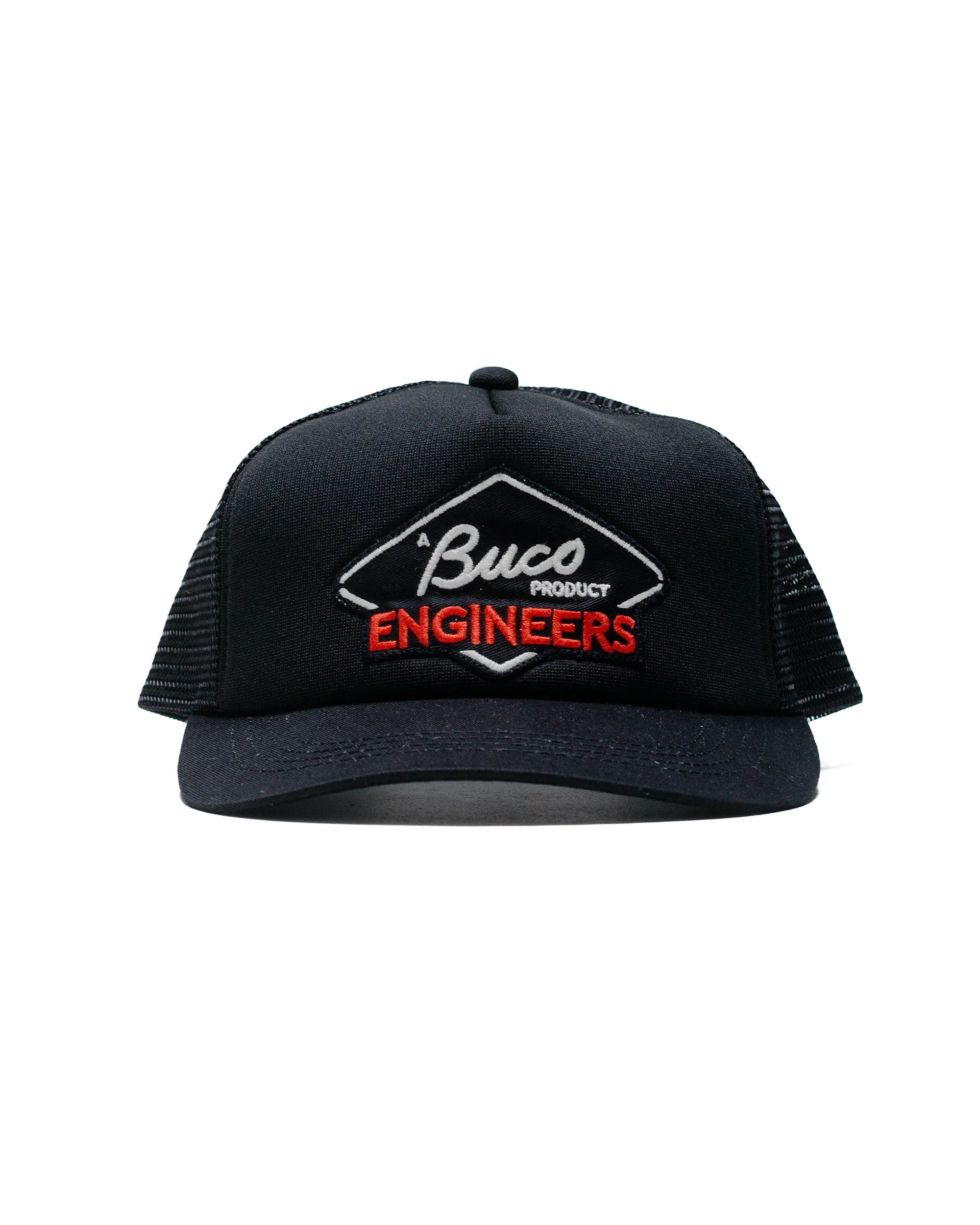 The Real McCoy's BA24003 Buco Mesh Cap / Engineers Black sold by Lost & Found