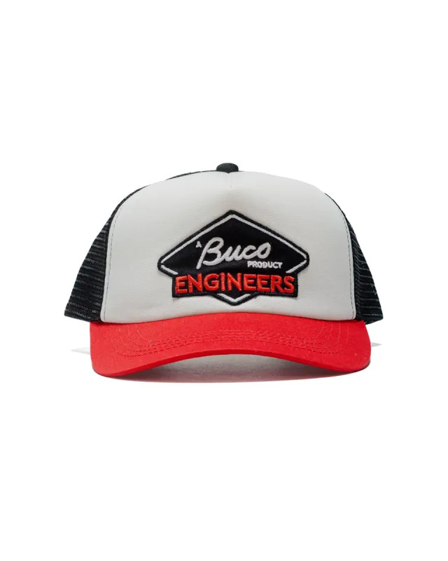 The Real McCoy's BA24003 Buco Mesh Cap / Engineers White sold by Lost & Found